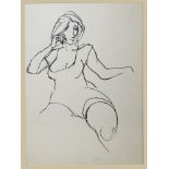 Renato Guttuso (Bagheria 1911-Roma 1987) - Naked woman