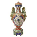 Capodimonte - Poutiche vase in porcelain, XIX / XX century