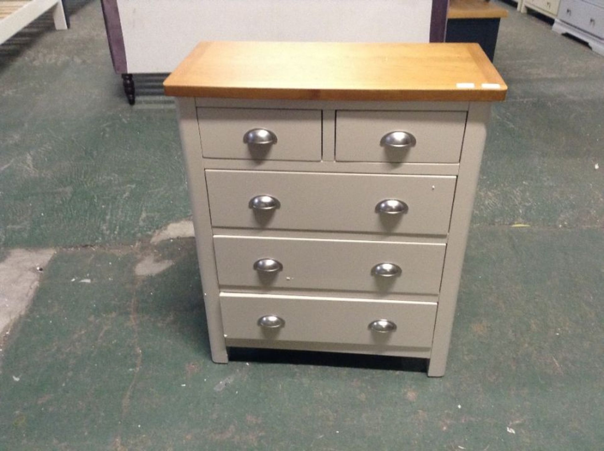 Rutland Painted Oak 2 Over 3 Chest (H/98 -RA-2o3-T