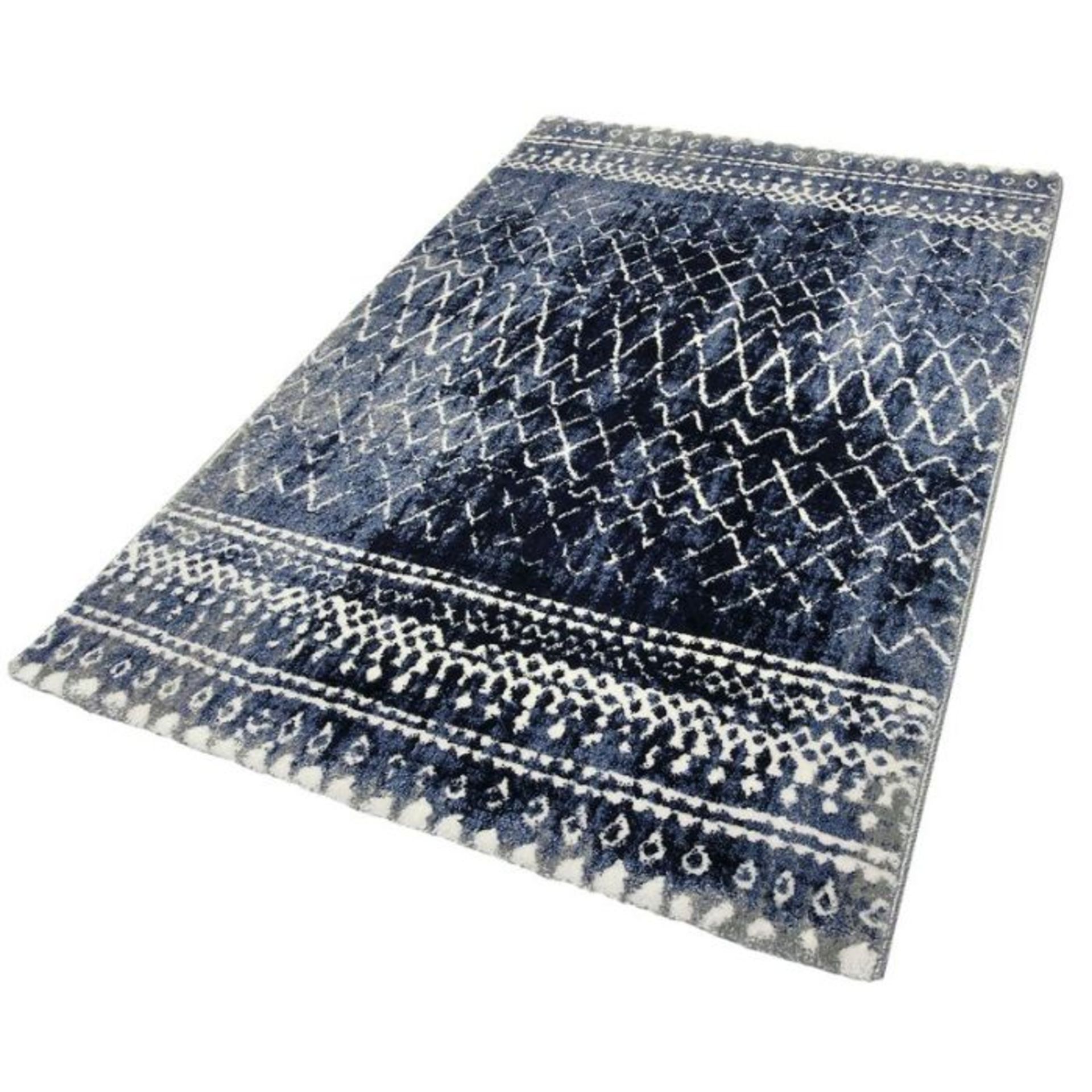 World Menagerie,Abercrombie Blue Rug (MEDIUM RUG)RRP -£168.99 (18972/28 -PPIC1103)