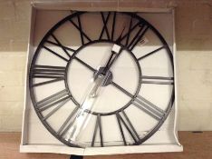 Borough Wharf, Skeleton Wall Clock (BLACK) - RRP £56.99 (MSLA2915 - 24480/41)