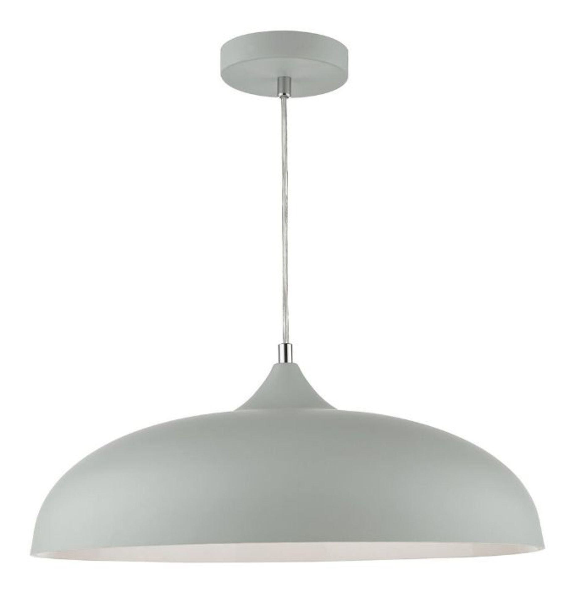 Dar Lighting Kaelan 1-Light Dome Pendant - RRP £46.59 (WSBS1046 - 13587/27)