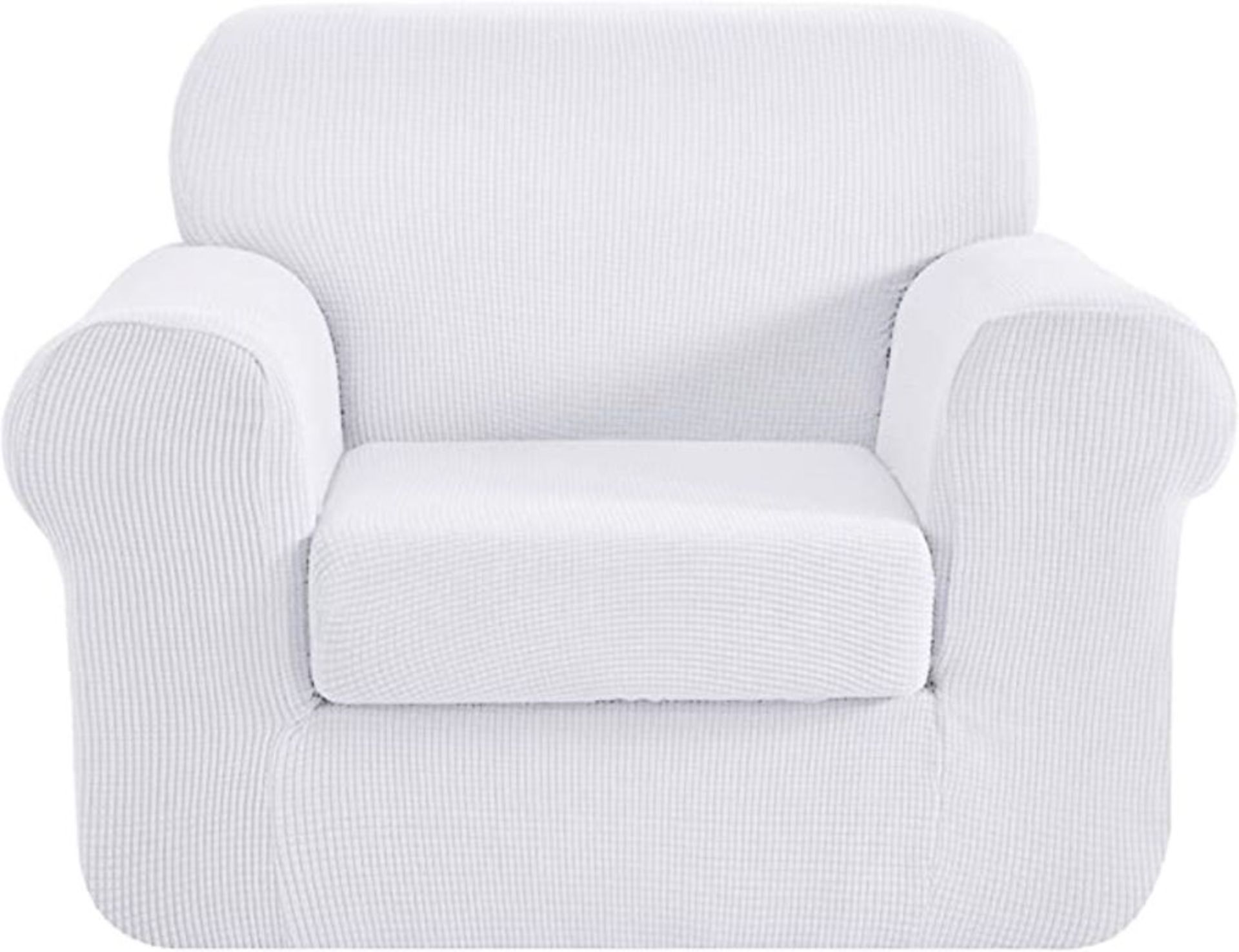 CHUN YI Arm Chair Slip Cover White