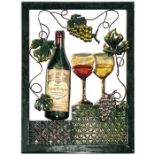 ClassicLiving, Grapes and Wine Wall DÃ©cor - RRP £59.99 (DRTJ1009 - 22594/1)