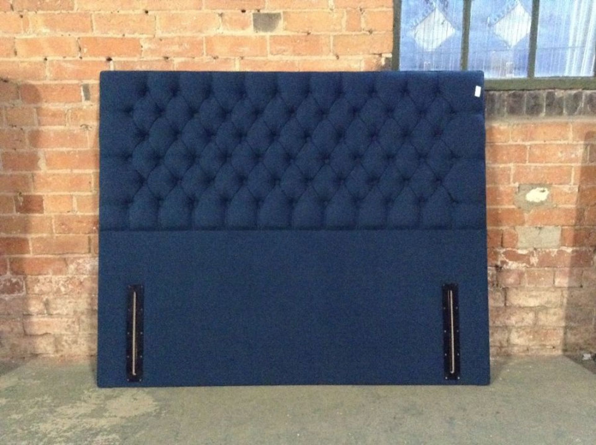 KING SIZE HEADBOARD IN SHETLAND NAVY (34)