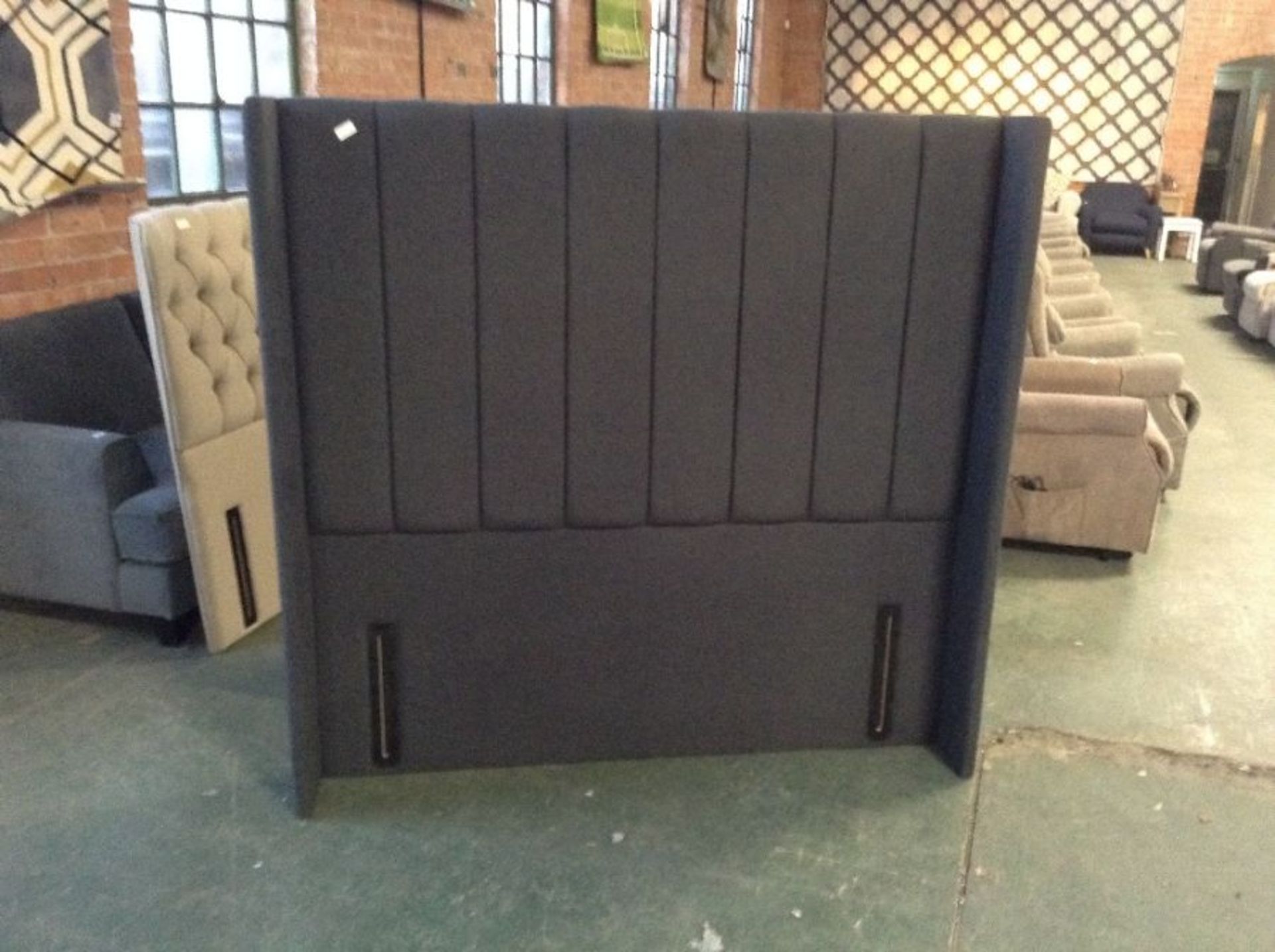 KINGSIZE HEADBOARD IN SHETLAND GREY (17)