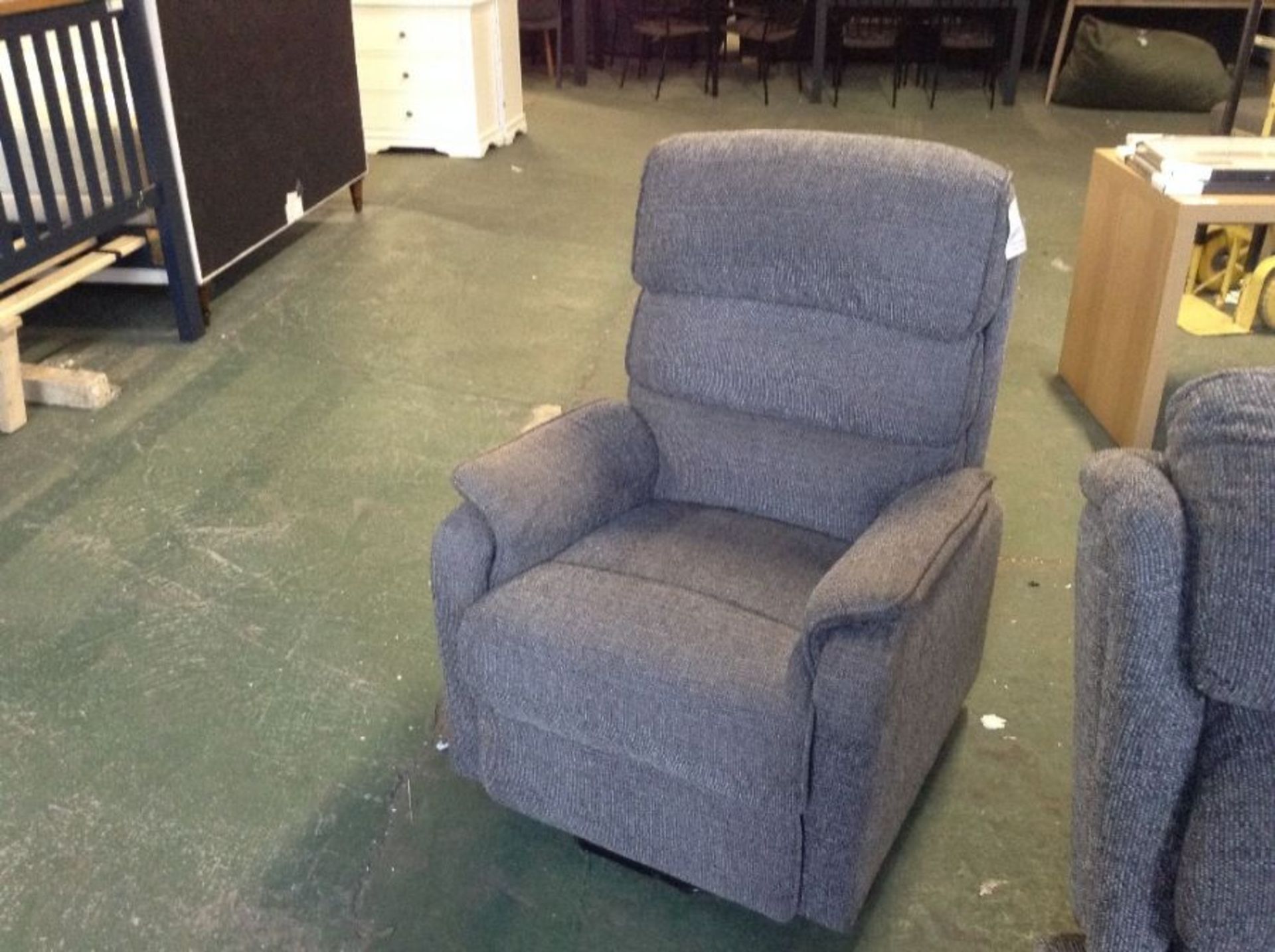 DARK GREY RISE RECLINE CHAIR