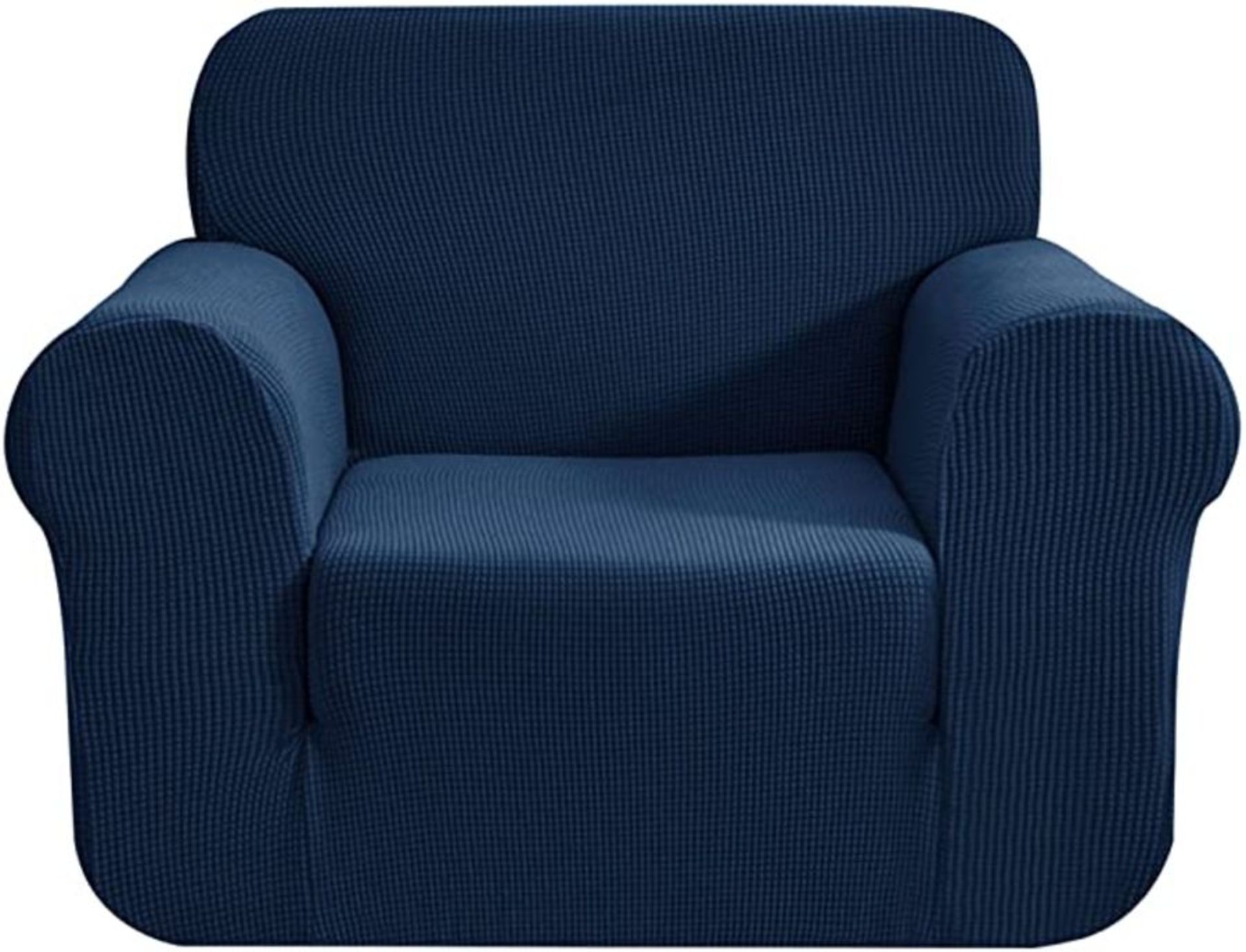 CHUN YI Arm Chair Slip Cover Dark Blue