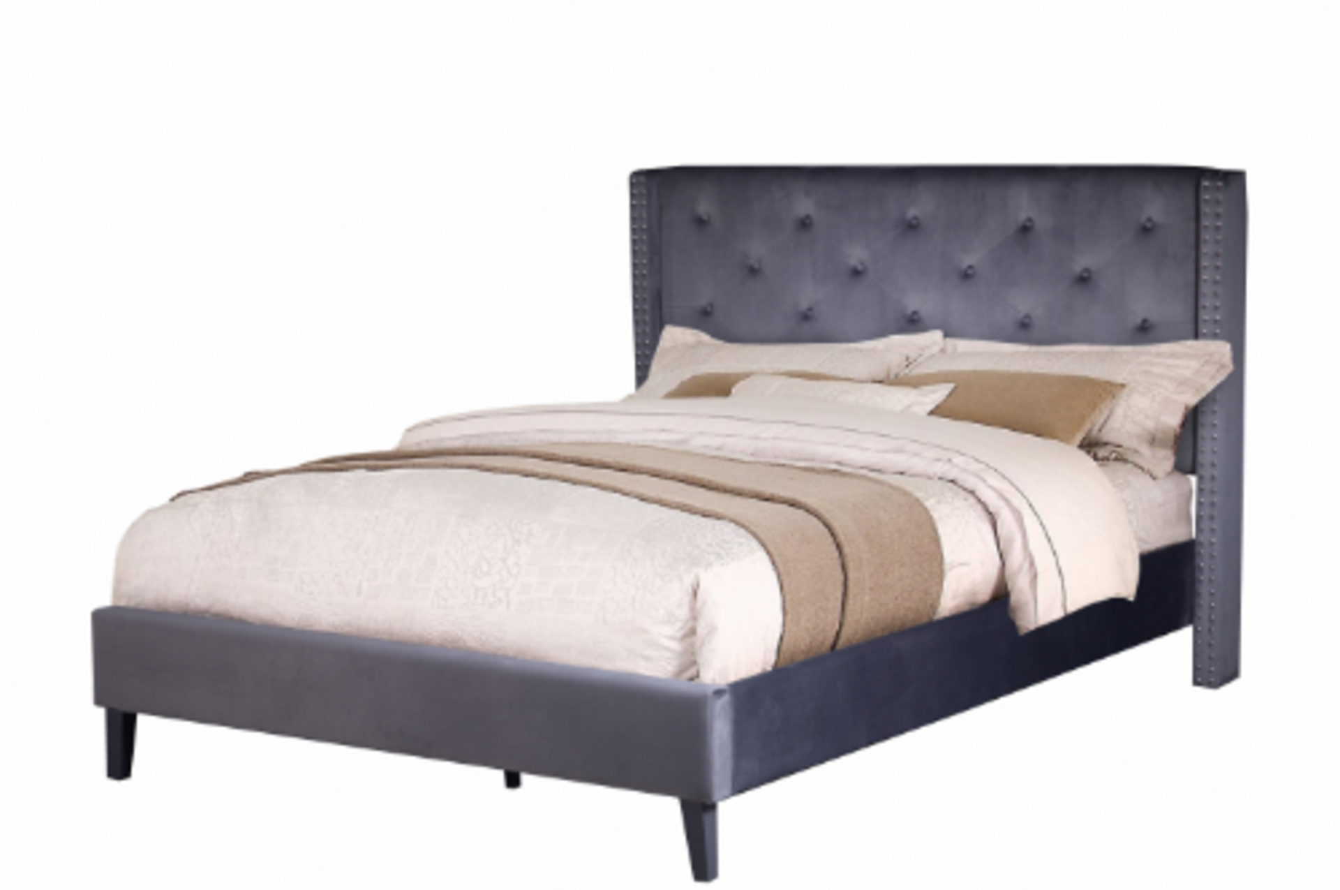 |1X|Perfect Home Chanel 4ft 6in Double Bed Faux Je