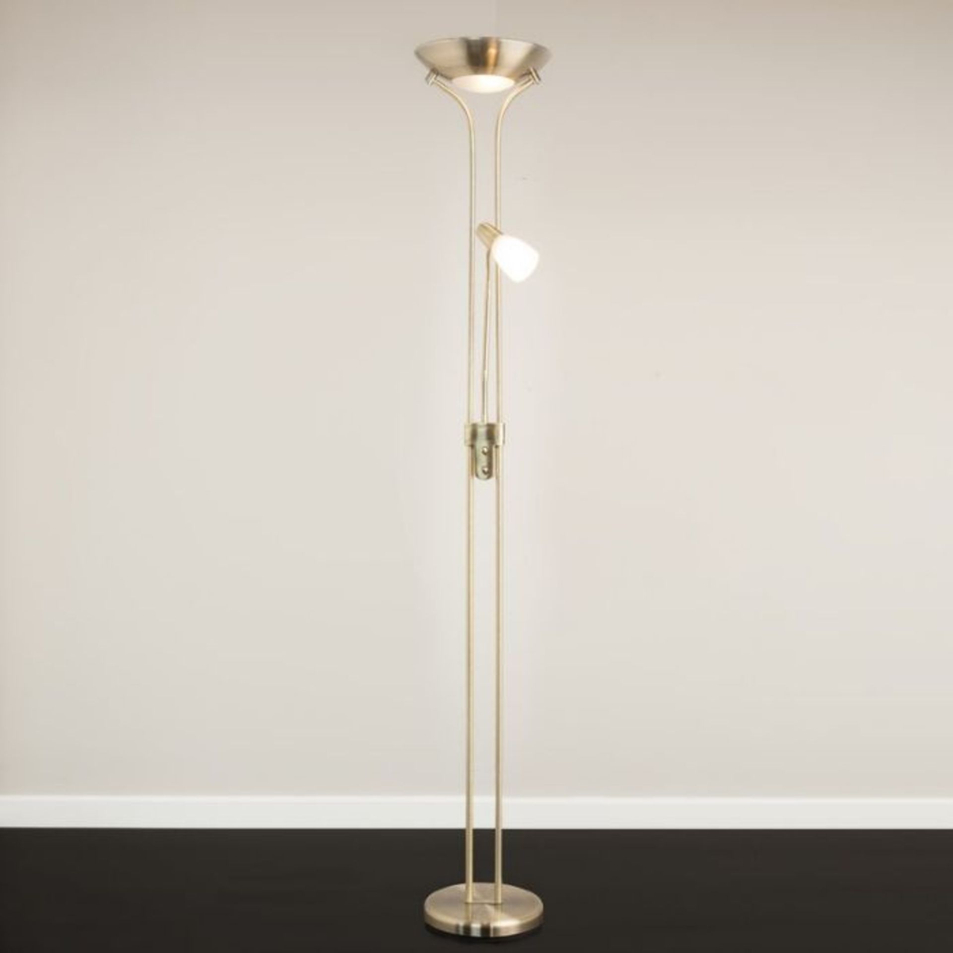 Zipcode Design,Fannie Mother and Child 180cm Uplighter Floor Lamp RRP -£74.99 (25445/22 -MEXP1067)