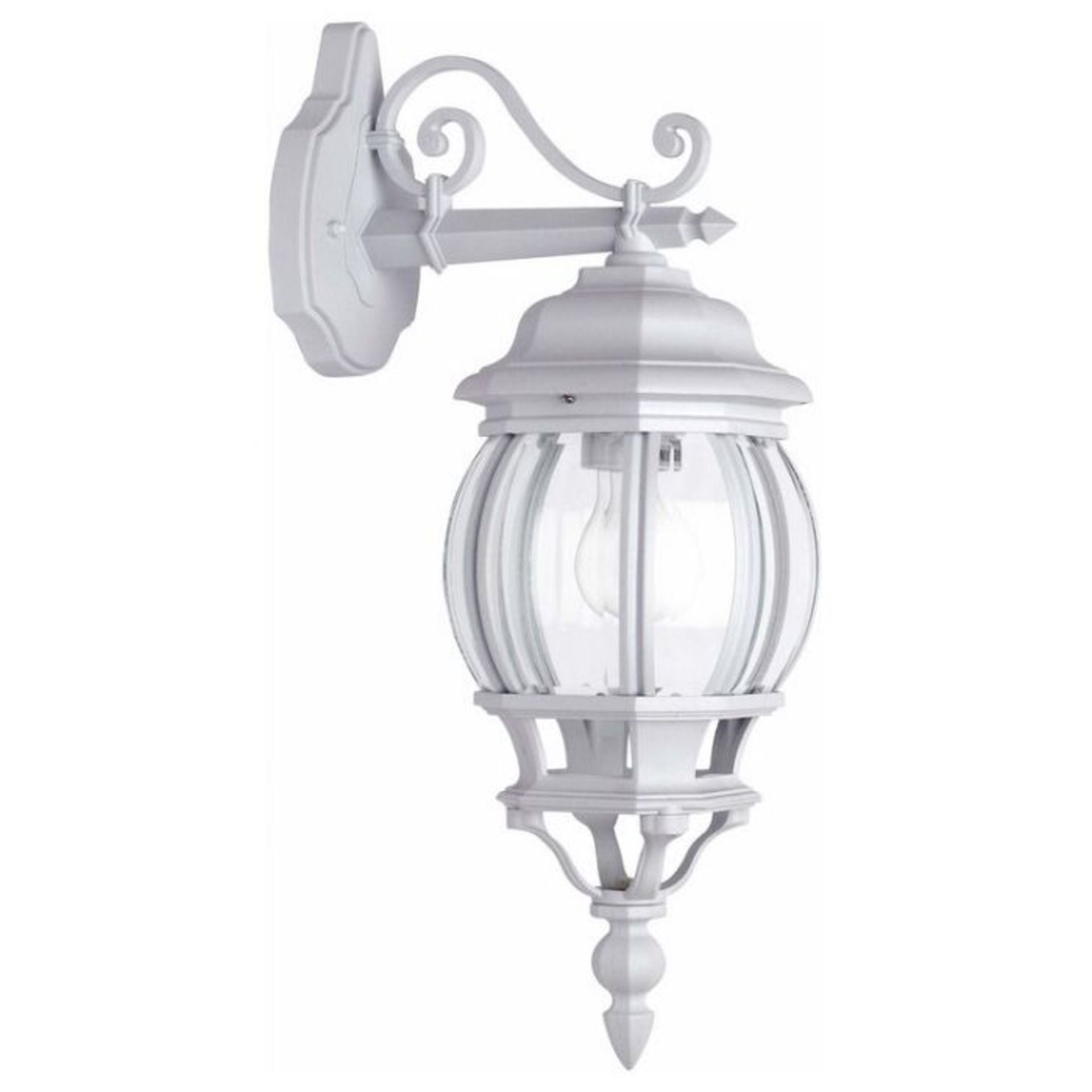 Marlow Home Co, Vada 50Cm H Outdoor Wall Lantern White - RRP £74.99 (IGF1101 - 24658/43)