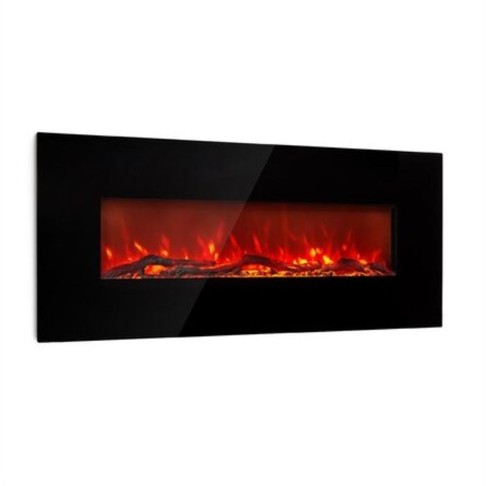 Klarstein,Lausanne Long Recessed Wall Mounted Electric Fire (WHITE)(BOXED RETURN NOT CHECKED RRP -£