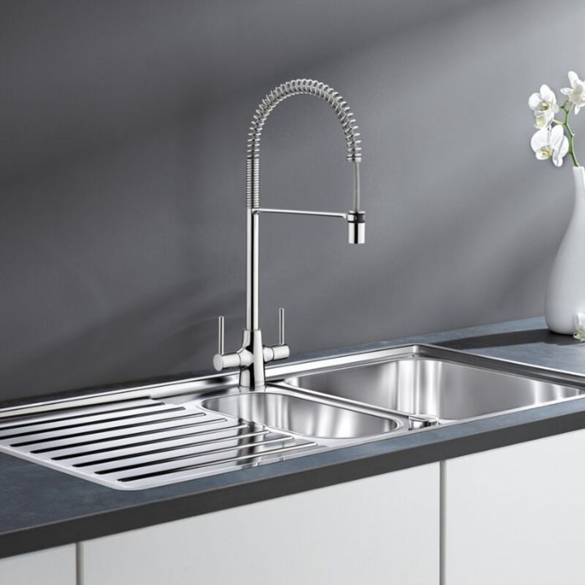 Blanco, 454998 Archpro Pull Down Single Lever Monobloc Tap RRP -£248.38 (25000/10 -BLNC1305)