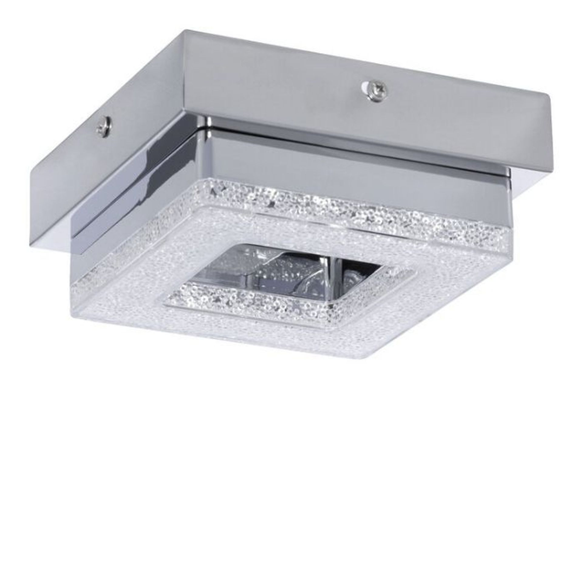 Metro Lane, Northgate 1-Light LED Flush Mount (CHROME FINISH) - RRP £31.99 (U000360062 - 25878/24)