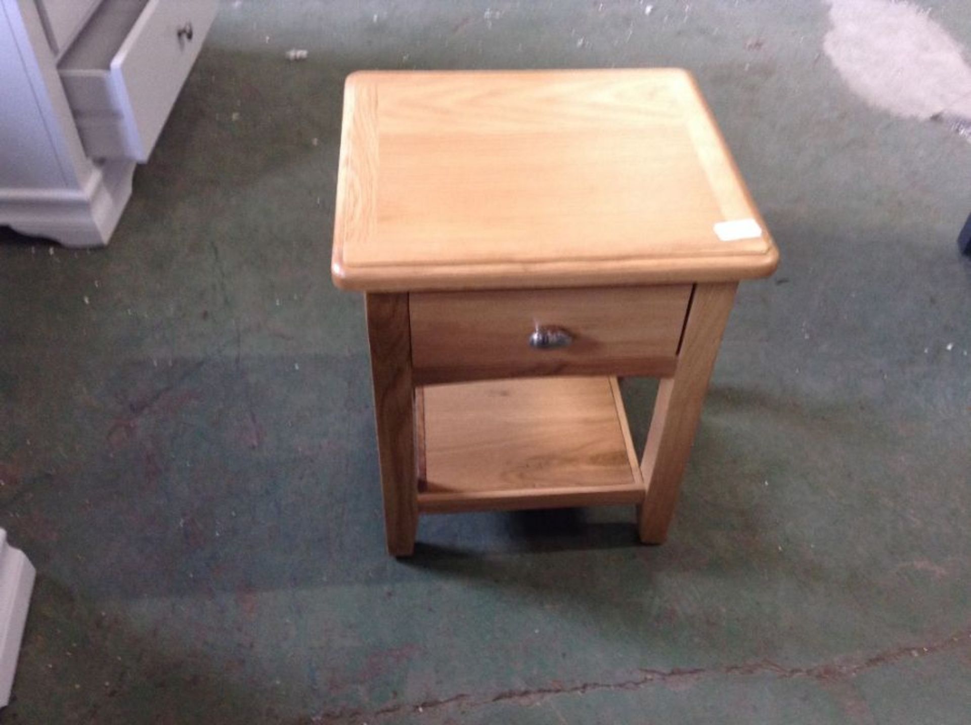 Gloucester Oak Lamp Table with Drawer (T118 -GAO-LT)