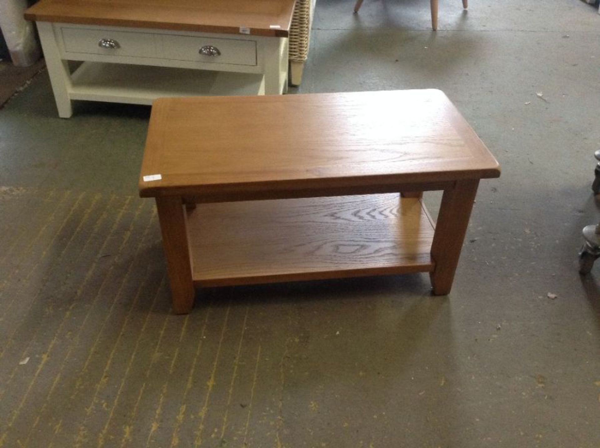 Rustic Oak Small Coffee Table(S/96 -NC-SCT-OAK)