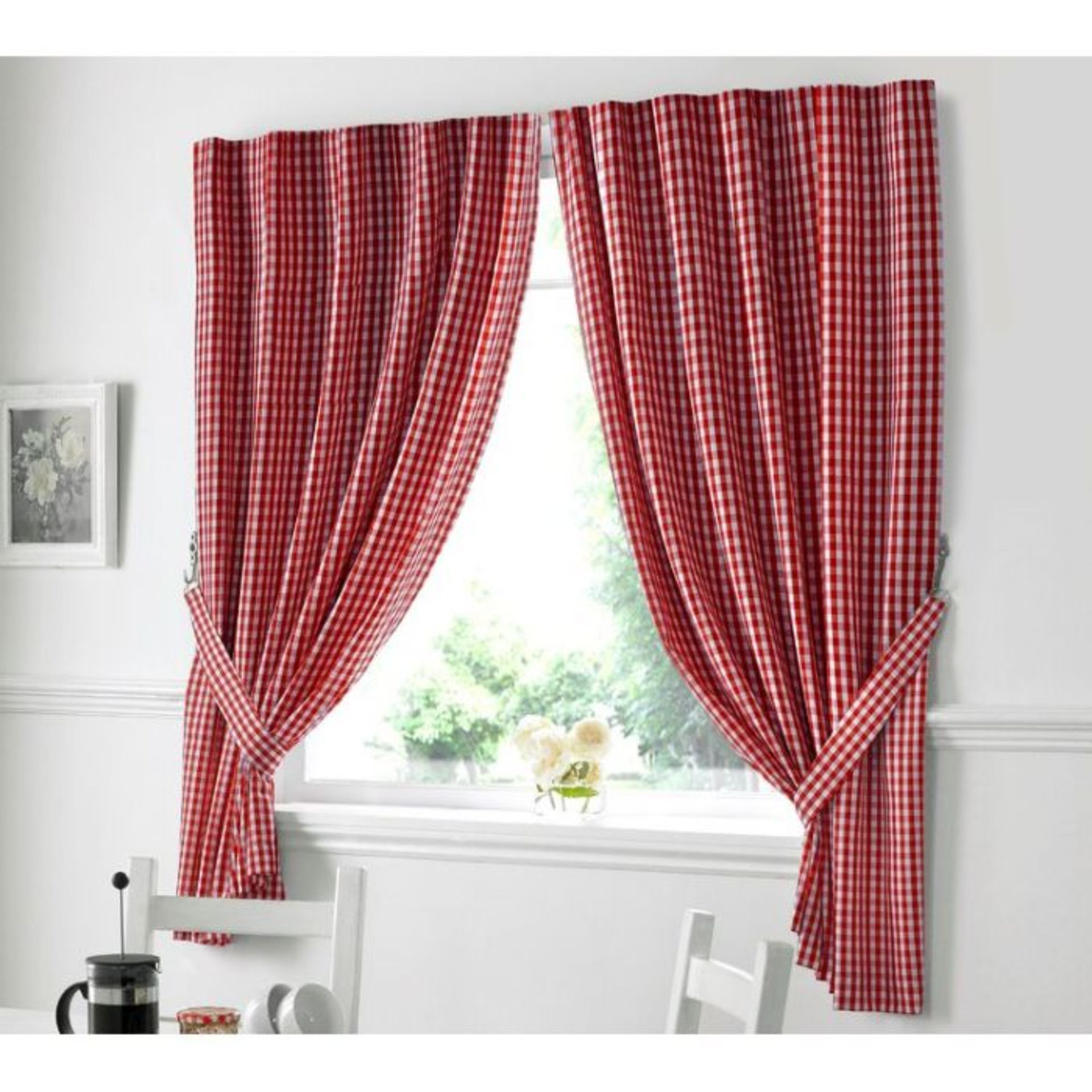 Brambly Cottage, RosaRio Kitchen Curtains (117cm W x 112cm L) - RRP £19.99 (ANSY1098 - 24889/76)