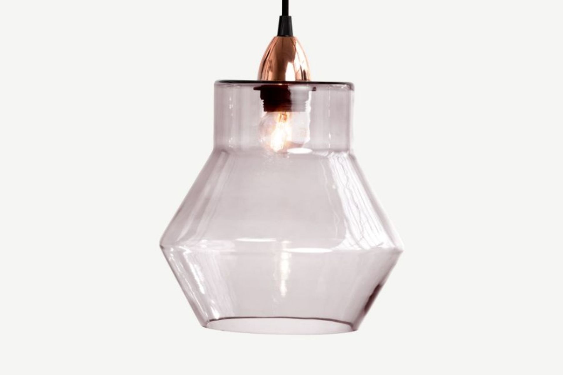 |1X||Made.com Ilaria Pendant Lamp Shade Blush Grey RRP £35|1Q5524/6|MAD-CLPILA001GRY-UK|