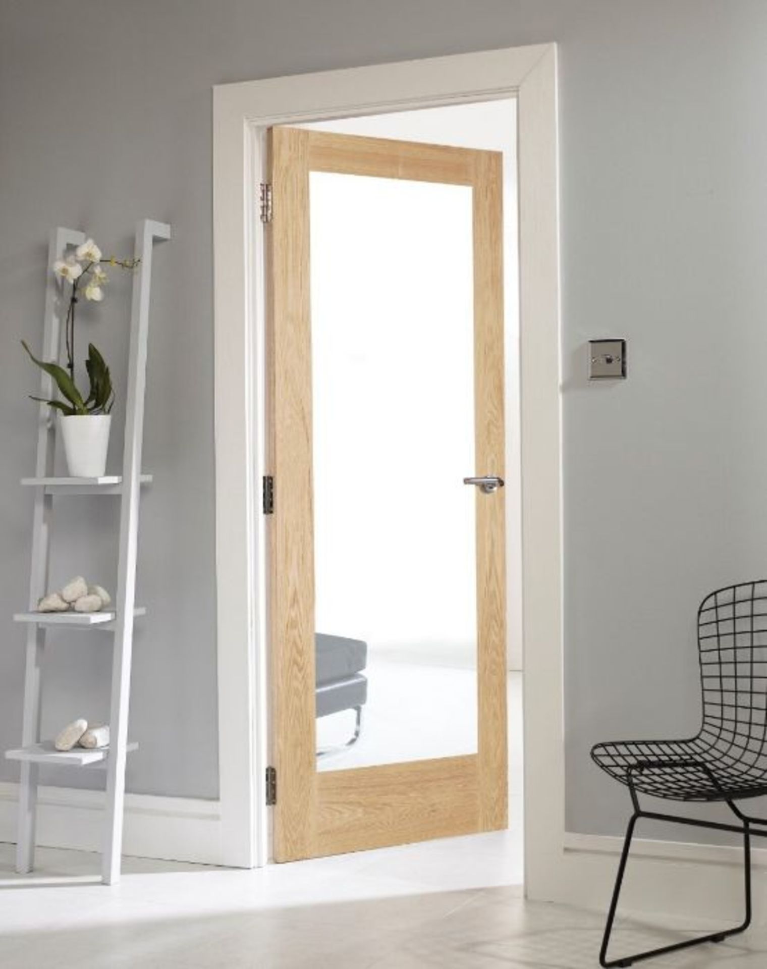 Jeld-Wen,Shaker Internal Door Unfinished RRP -£137.99 (24769/11 -JELD1055)(204CM X 80CM)