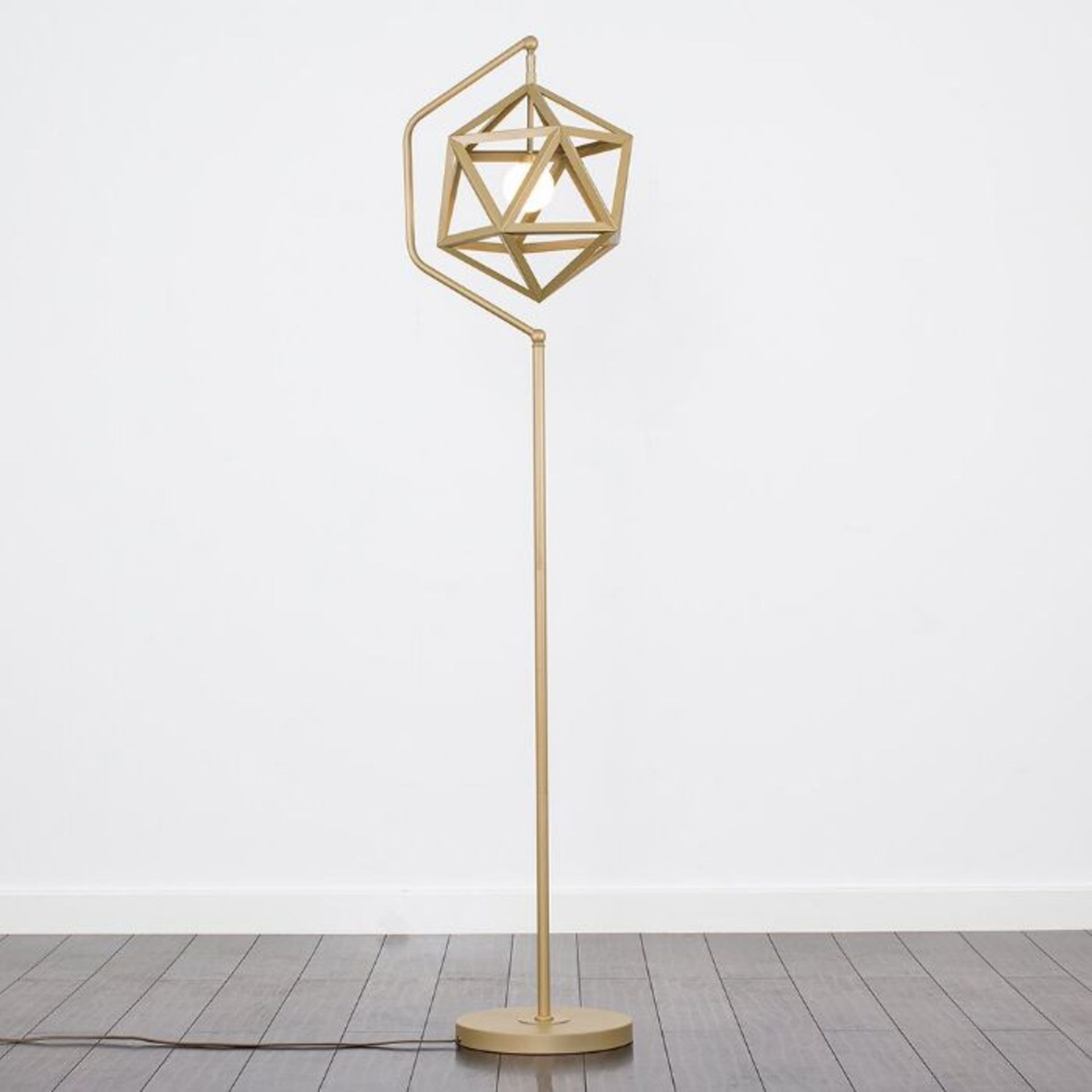 George Oliver, Grace 160cm Novelty Floor Lamp (GOLD) - RRP £92.49 (MSUN5362 - 26340/13)