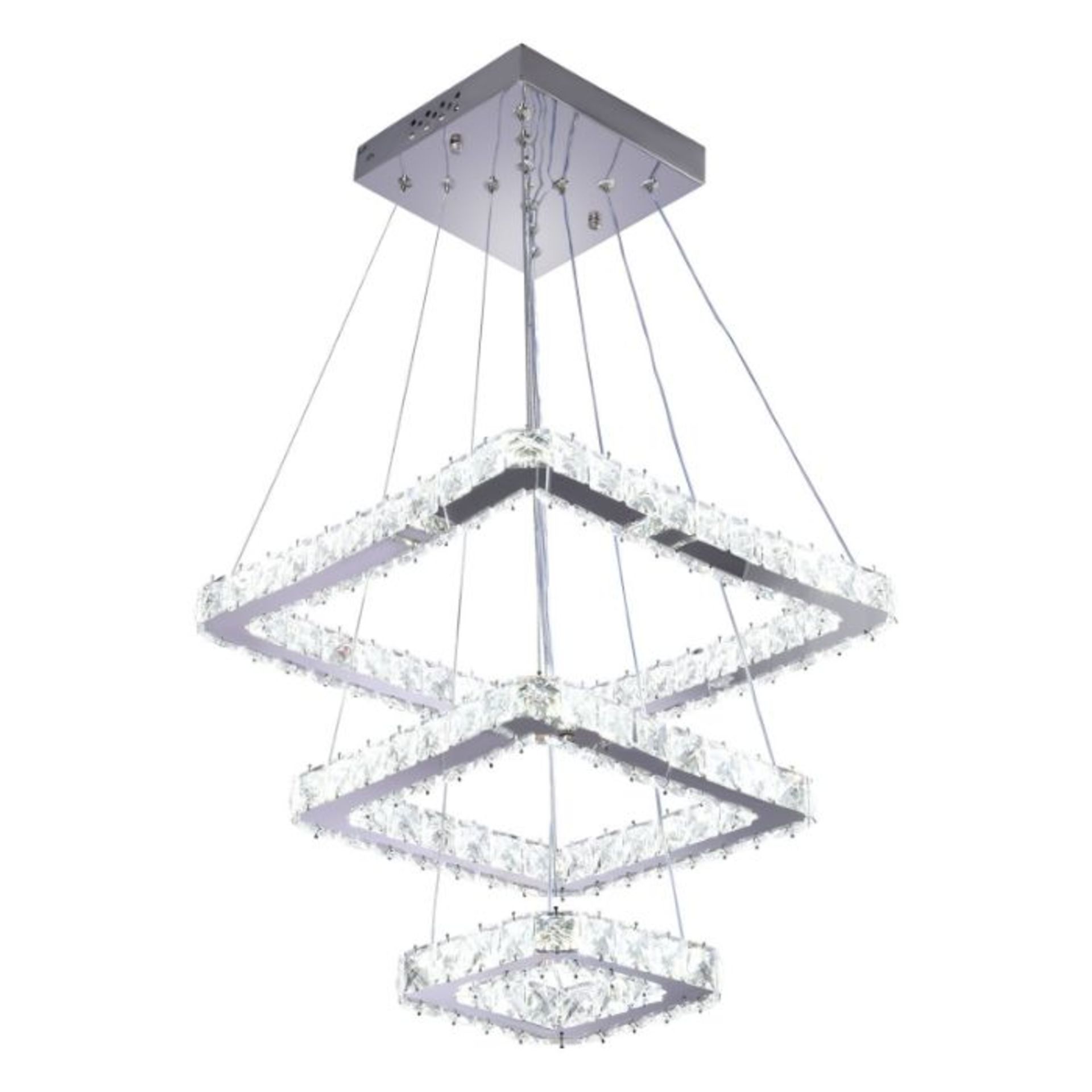 Canora Grey, Hinman 3-Light Crystal LED Chandelier (CRYSTAL) - RRP £229.99 (CUSS1019 - 26340/6)