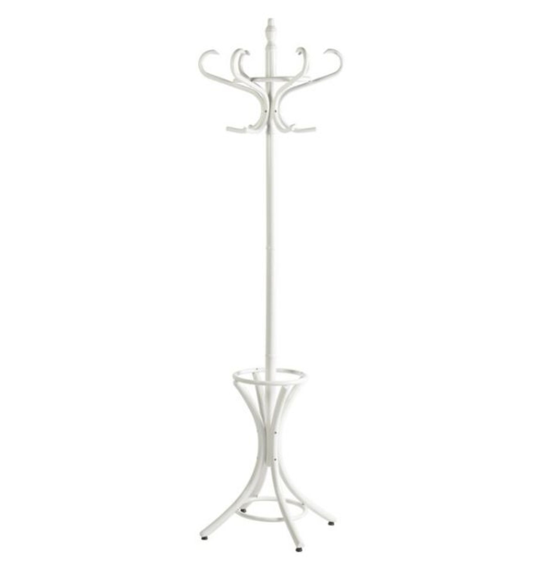 Latitude Run, Hollo Coat Stand (WHITE) (200cm H) - RRP £81.99 (COHM1183 - 26150/34)