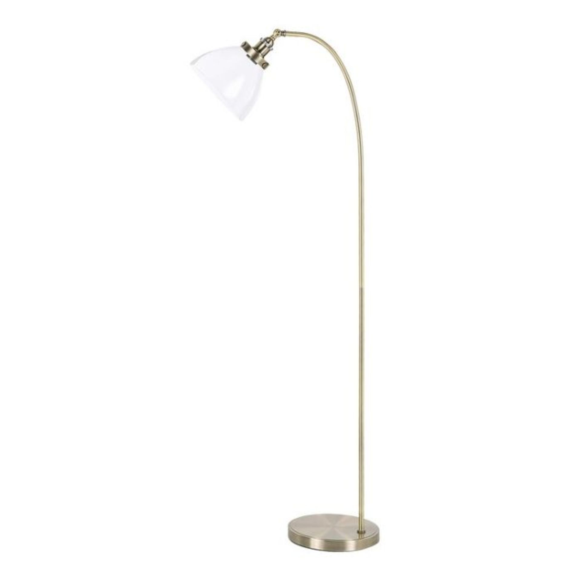 Zipcode Design, Henrietta 152cm Arched Floor Lamp (BRASS) - RRP £165 (UEL11094 - 26150/5)