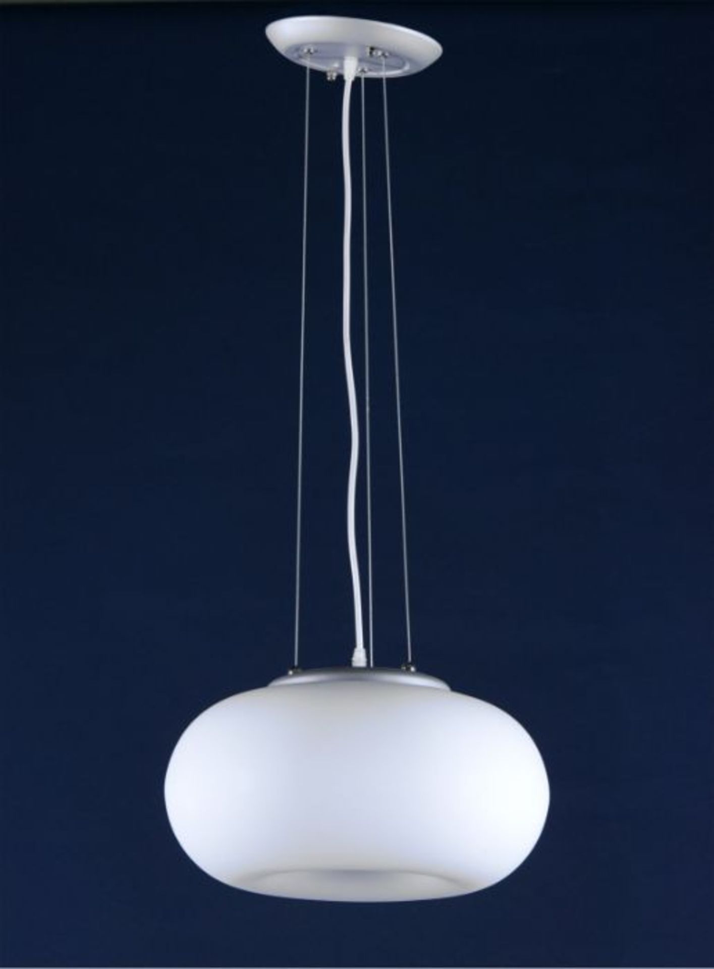 Latitude Run, Fabela 3-Light Globe Pendant (WHITE) - RRP £180 (XRK1411 - 26167/29)