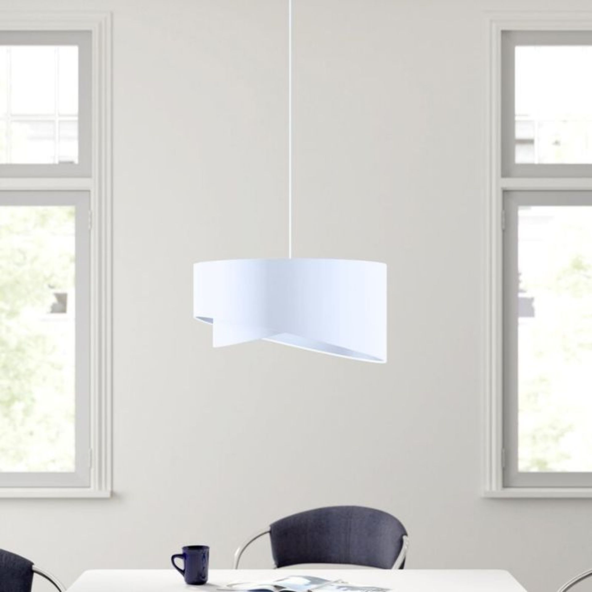 Macodesign, Candy 1-Light Drum Pendant (WHITE) - R