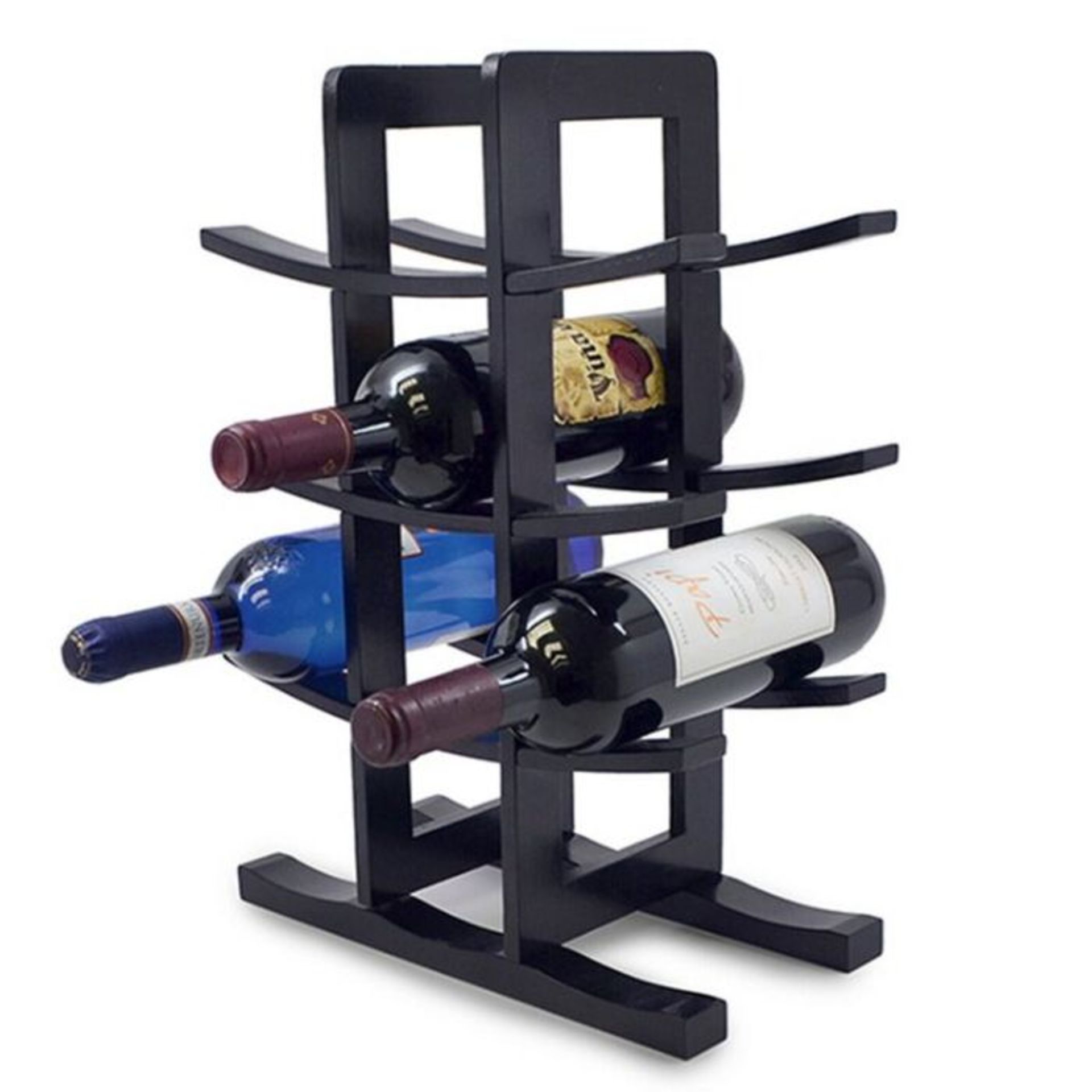 Rosalind Wheeler, Chambliss 12 Bottle Tabletop Wine Bottle Rack (BLACK) - RRP £34.99 (IPRO1153 -