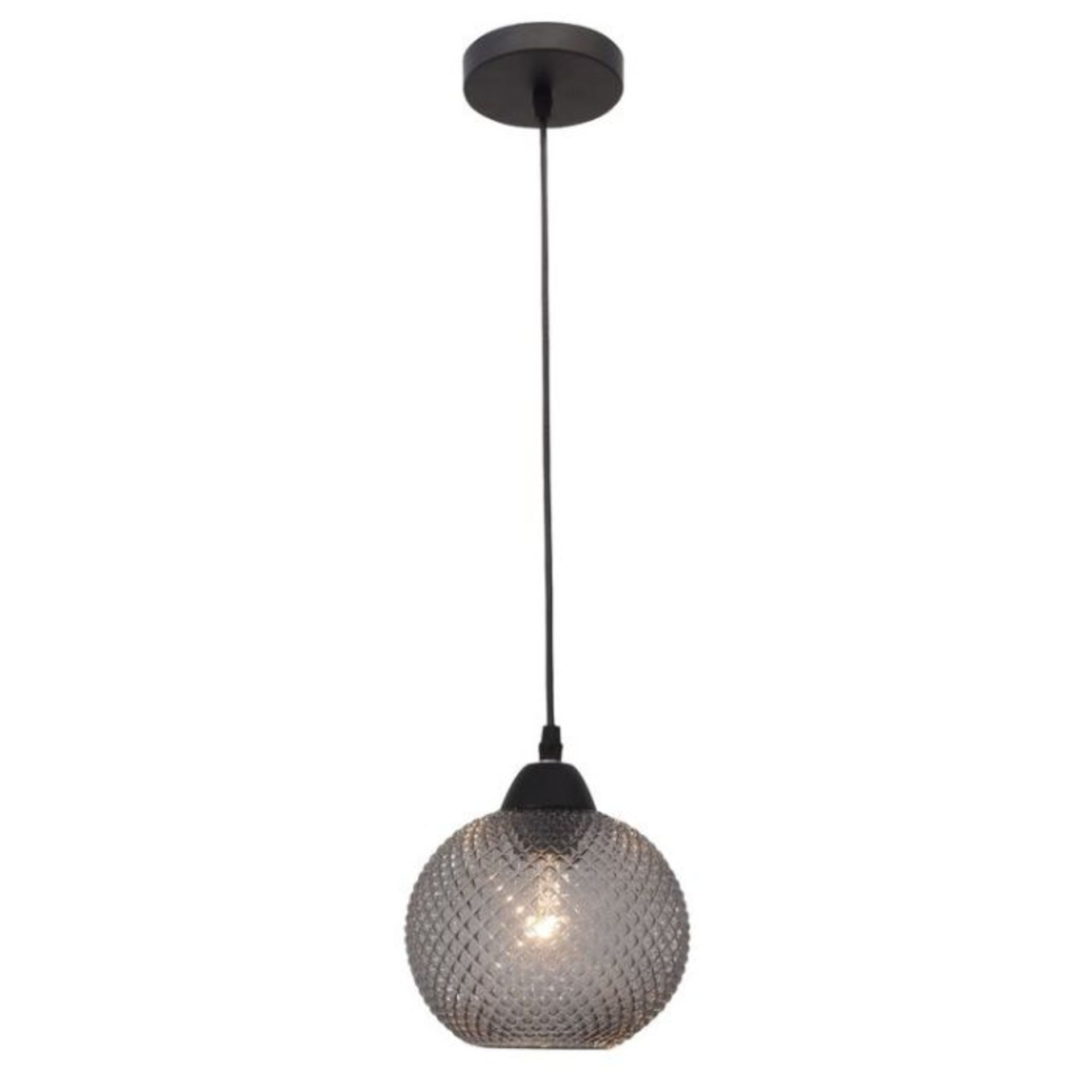 World Menagerie, Keswick 1-Light Globe Pendant (GREY) - RRP £69.99 (CHTF3722 - 26509/15)