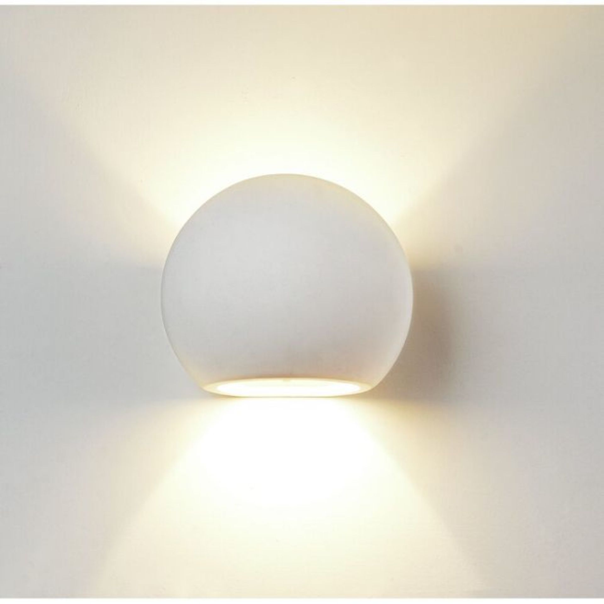 17 Stories, Blandford 1-Light Up and Downlight (PLASTER WHITE) - RRP £34.99 (BDHM1049 - 26509/54)