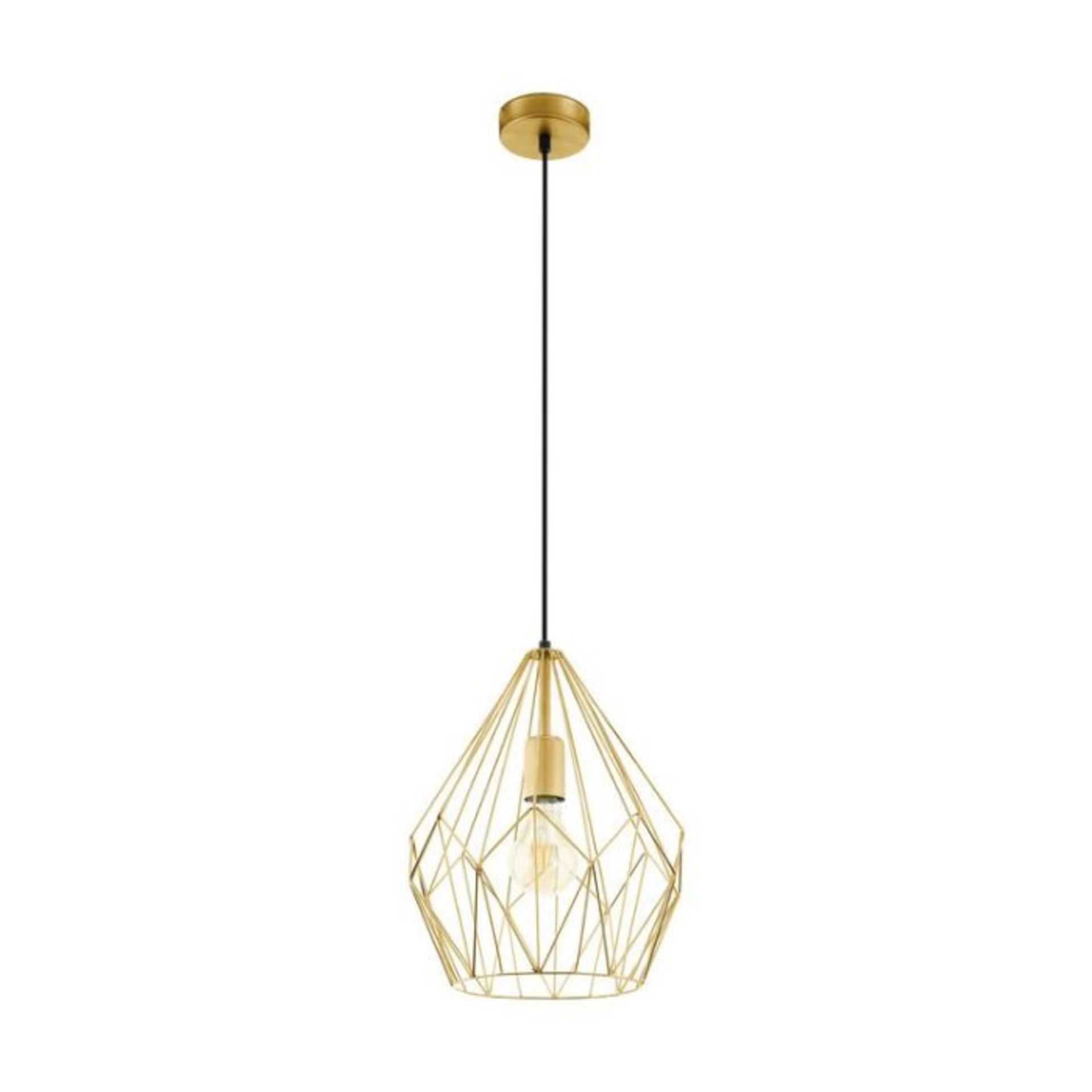 Mack + Milo, Acree 1-Light Geometric Pendant (GOLD) - RRP £36.54 (EGF6585 - 26509/56)