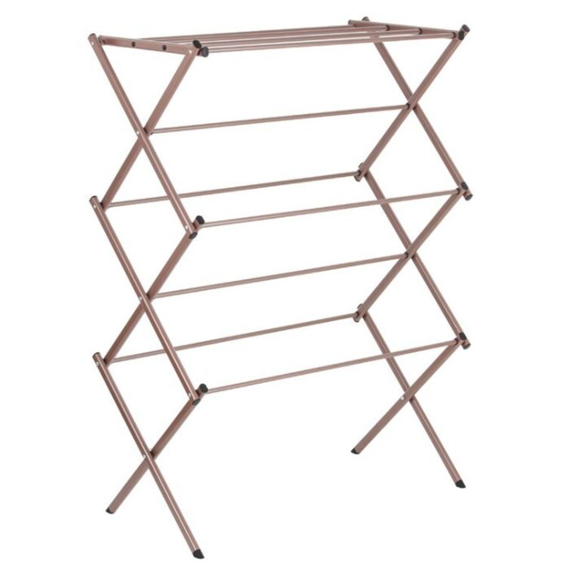 Tower, Airer Free-Standing Accordion Drying Rack (STEEL) (104cm H x 75cm W x 37cm D) - RRP £47.99 (