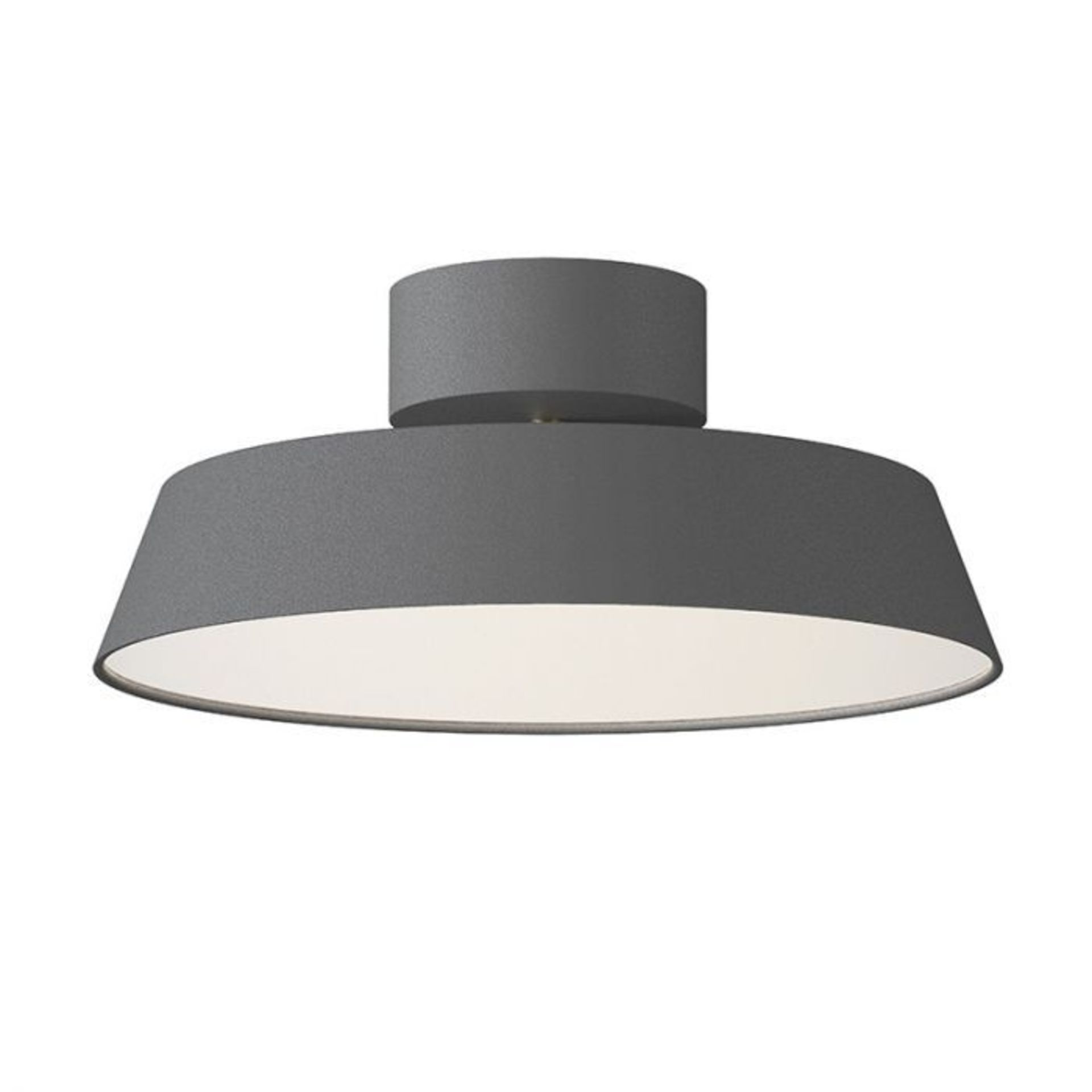 NORDLUX , Alba LED Semi Flush Ceiling Light Grey (1066/2)