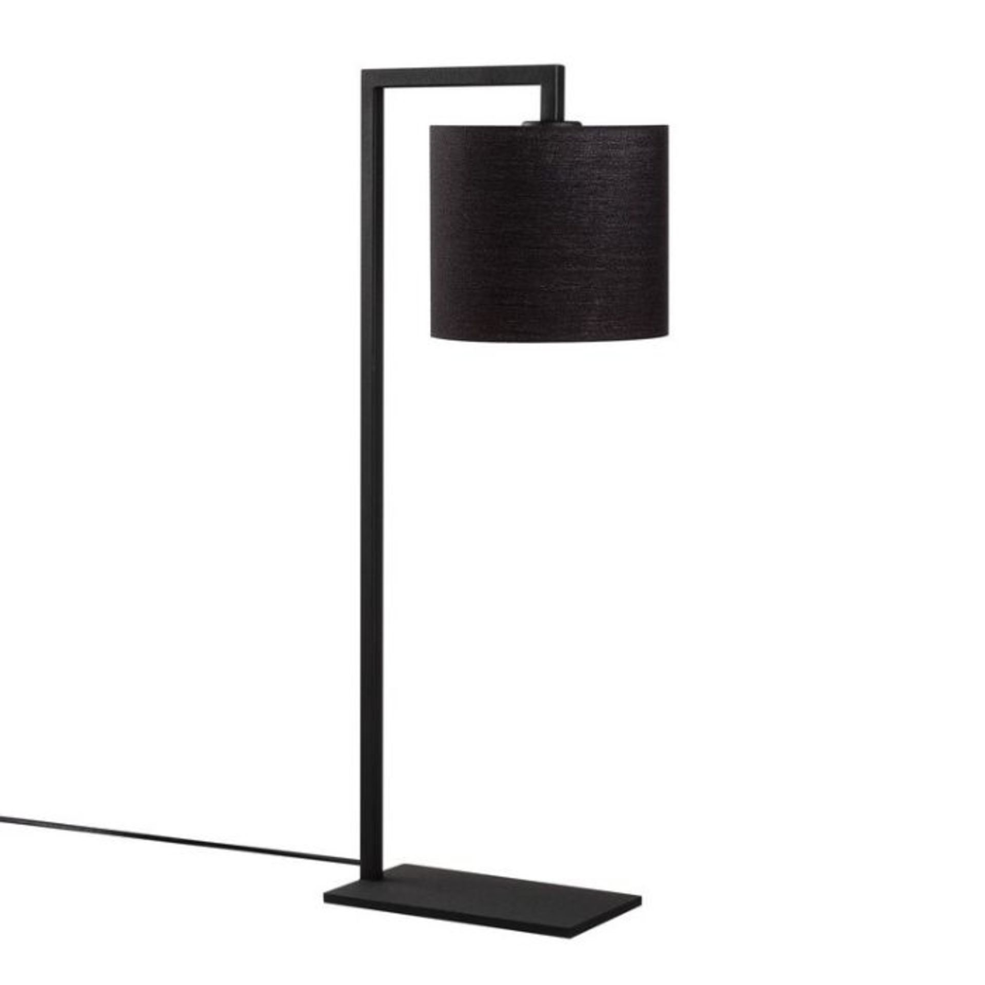 Foundstone, Noah 65Cm Table Lamp (BLACK BASE & BLACK SHADE) - RRP £127.99 (QYUT1955 - 26192/1)