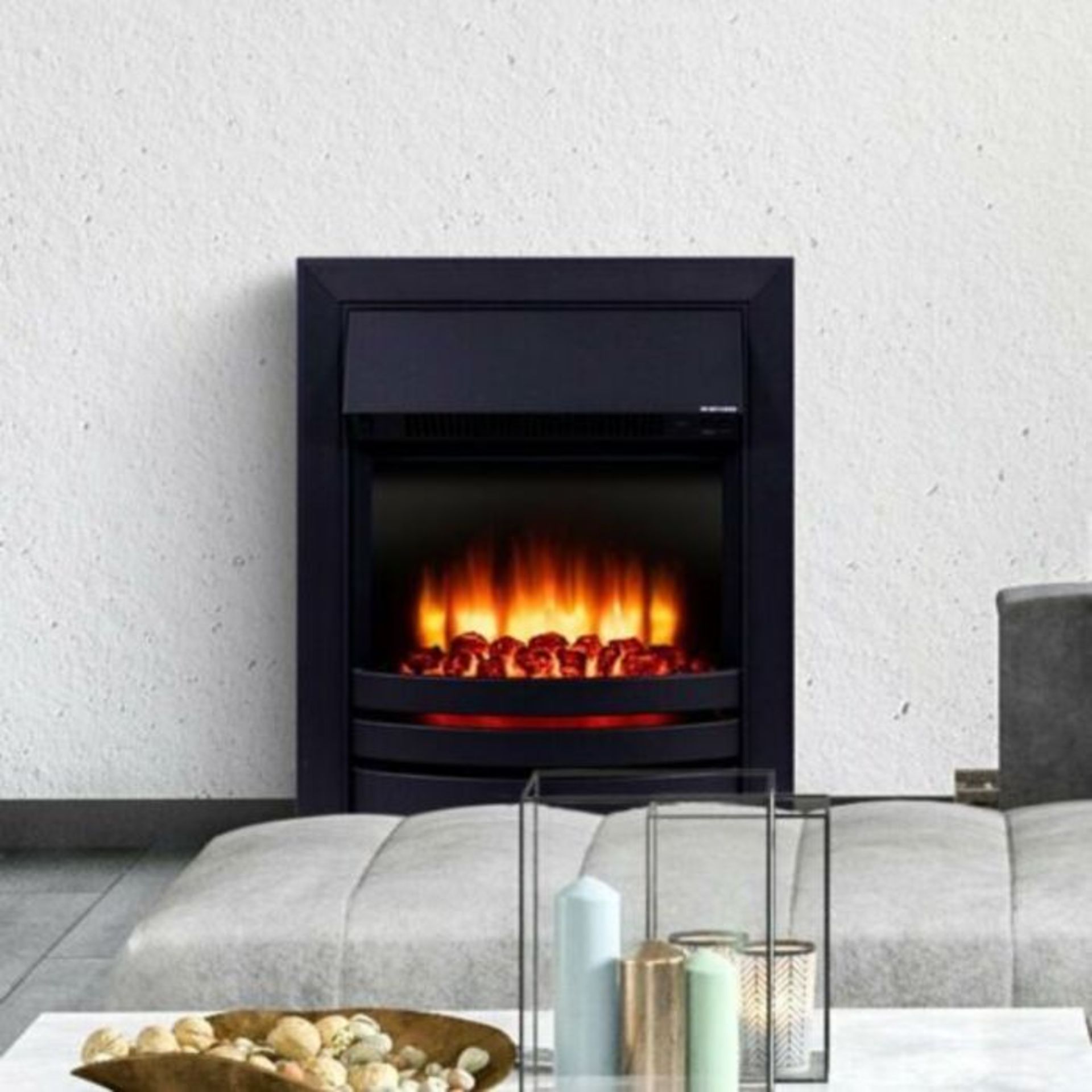 Belfry Heating,Meadow Electric Fire (U003073262)(BOXED RETURN NOT CHECKED) RRP -£189 (25490/1 -