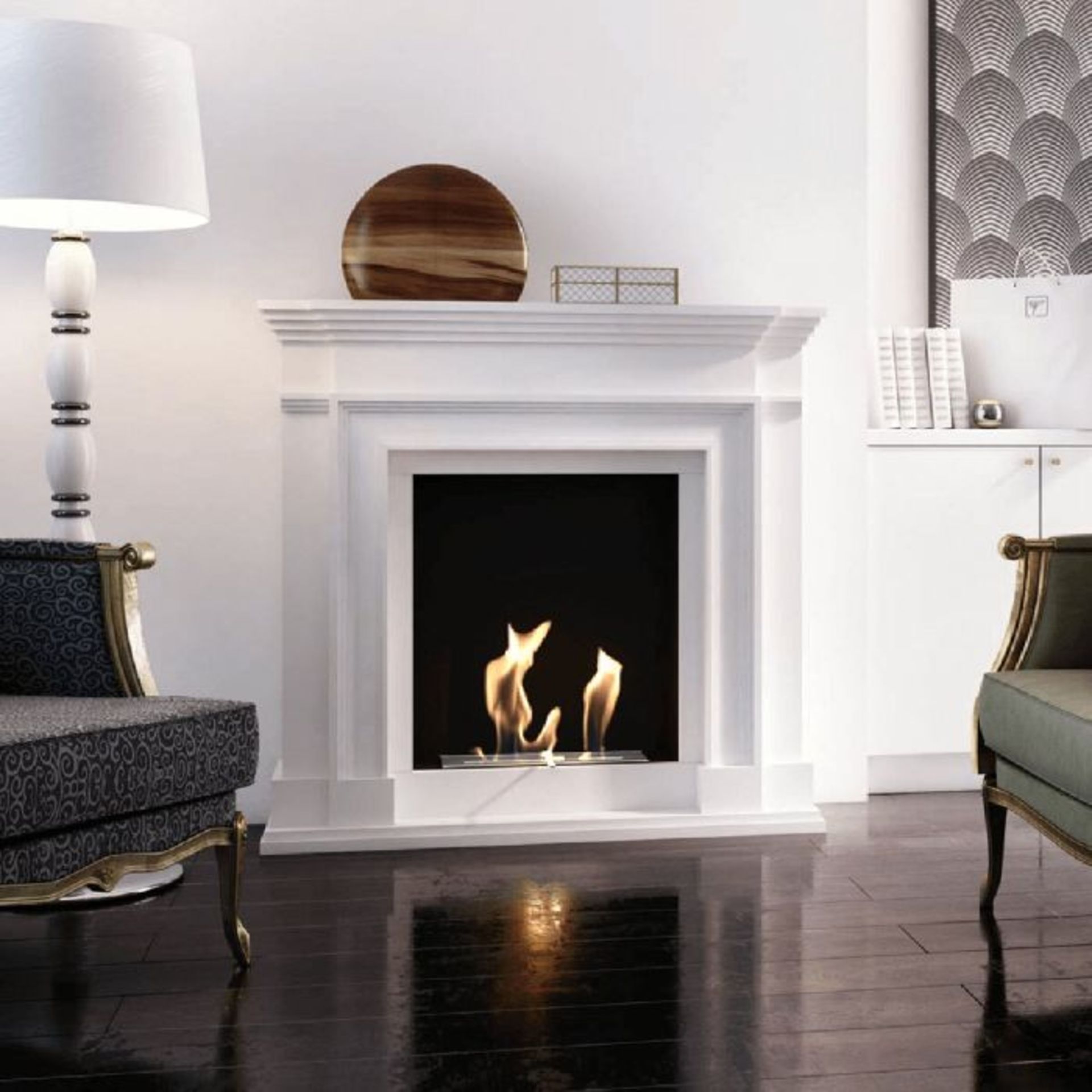 Kratki,Legionis Bio Ethanol Fire (DAMAGED)RRP -£769.99 (25401/6 -EKRA1088) - Image 2 of 2