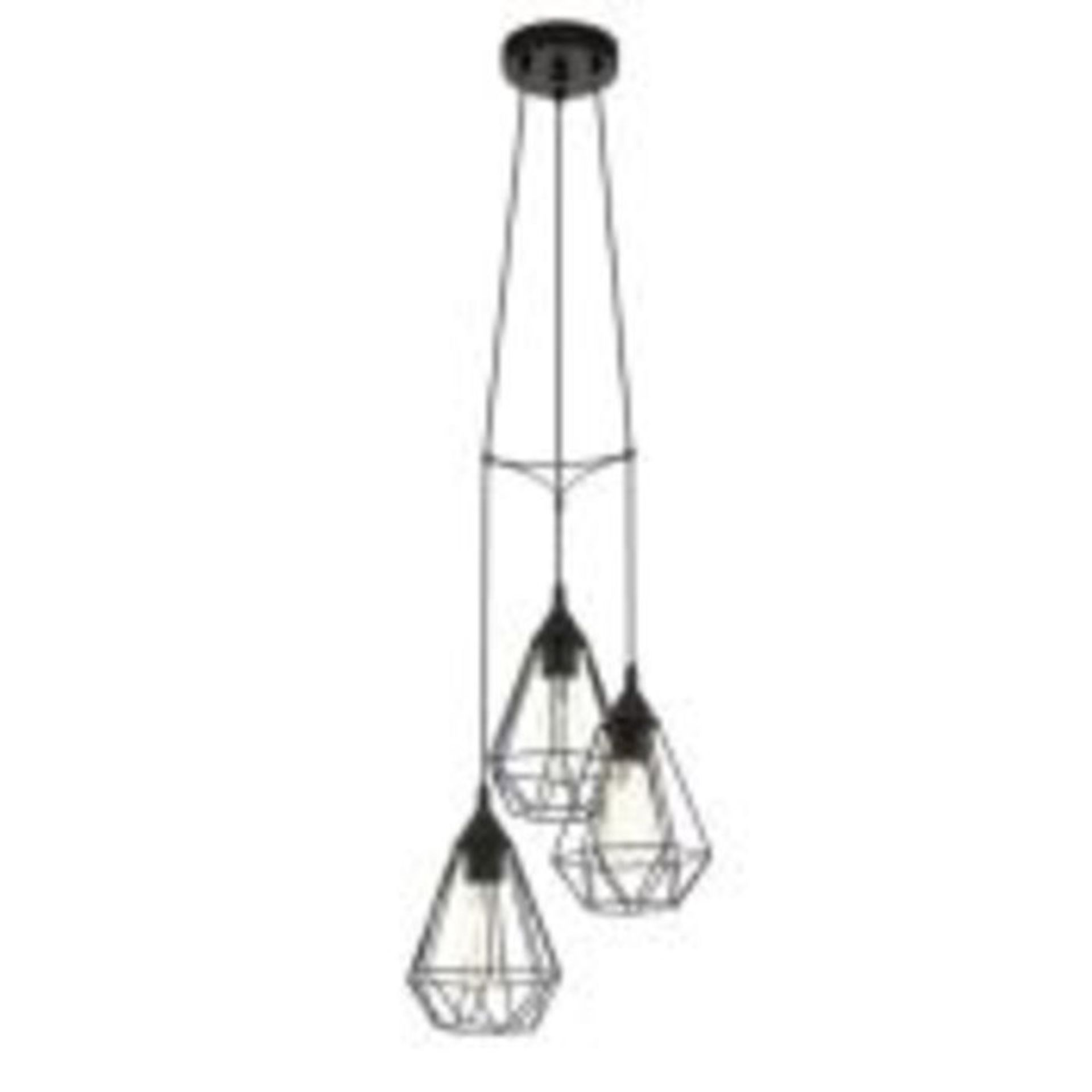 dCor design Cluster-Pendelleuchte 3-flammig - RRP £109.99 (DNOR7971 - 18154/19)