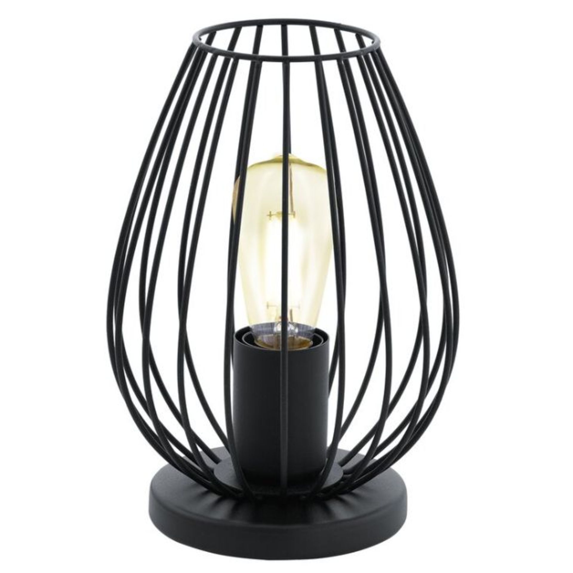 Zipcode Design, Erwon 23cm Black Table Lamp (BLACK) - RRP £32.99 (EGF4534 - 26509/51)