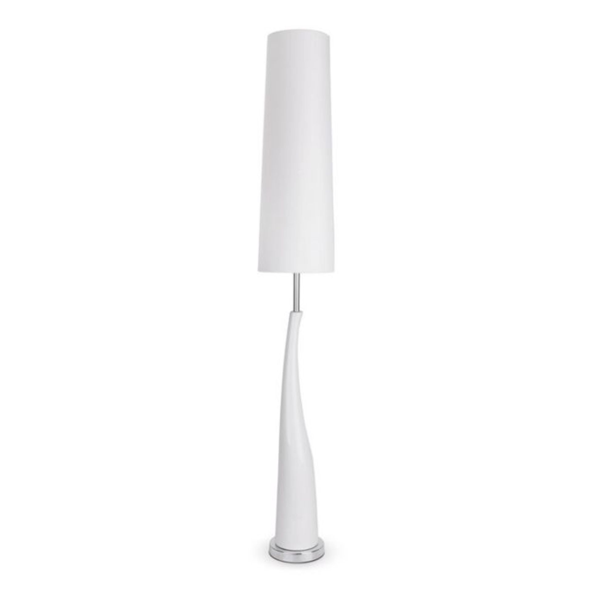 Zipcode Design, Leigh 138cm Floor Lamp (WHITE) - RRP £75.99 (MSUN1414 - 26204/8)