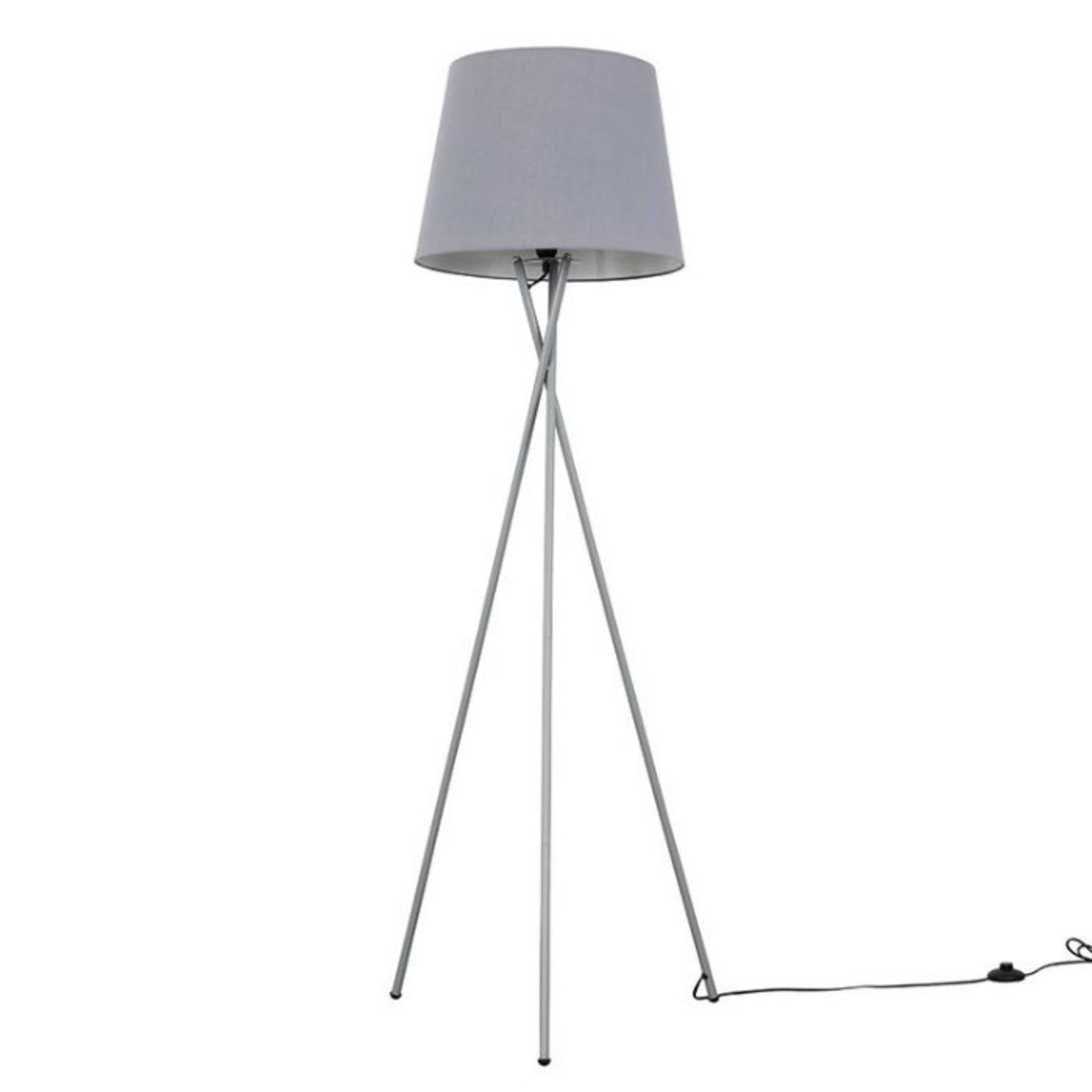 17 Stories, Arabinda 162cm Tripod Floor Lamp (GREY BASE) (BASE ONLY) (SHADE NOT INCLUDED) - RRP £