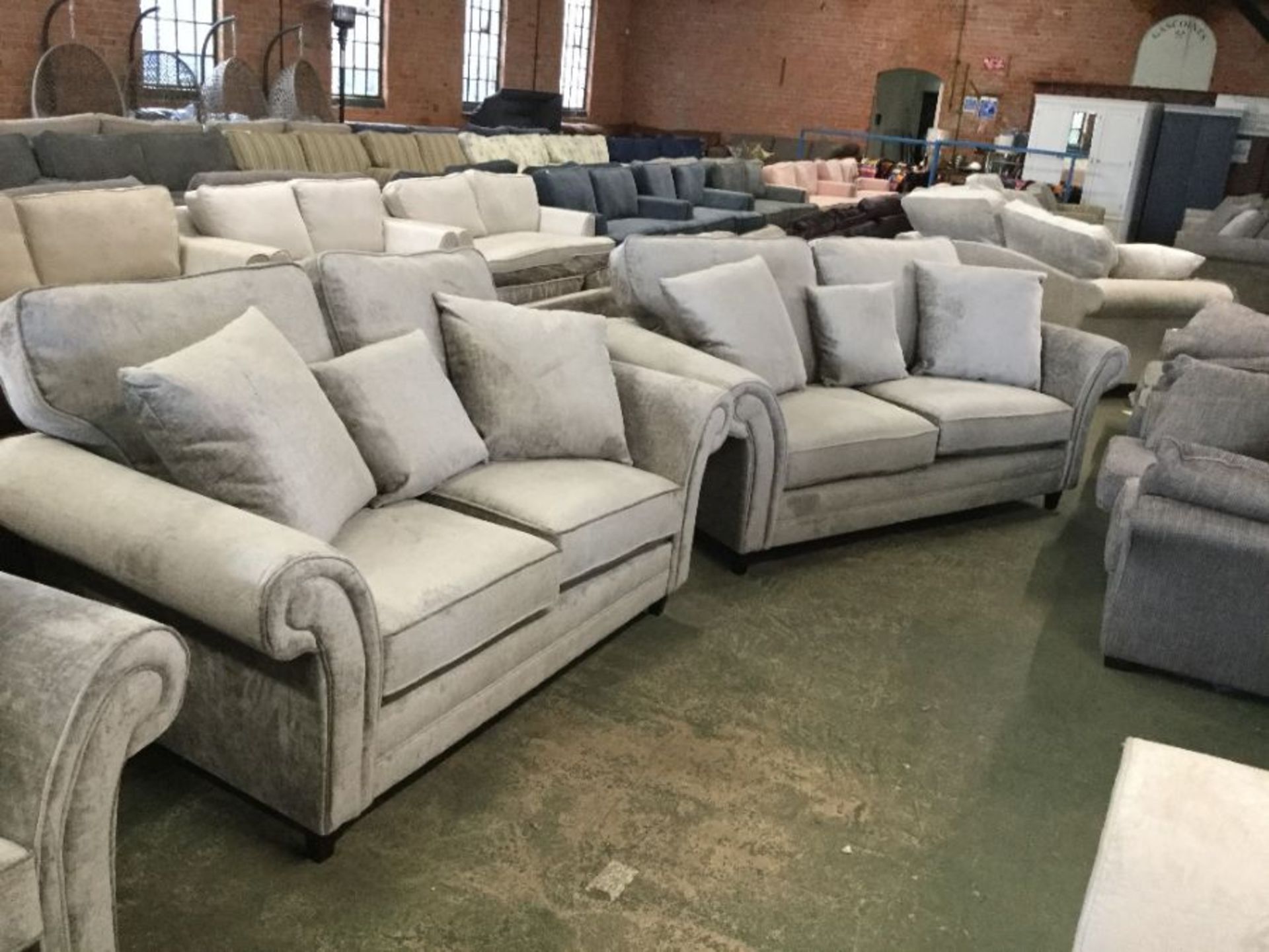 MOSTA CASTELLO TRUFFLE 3 SEATER AND 2 SEATER SOFA