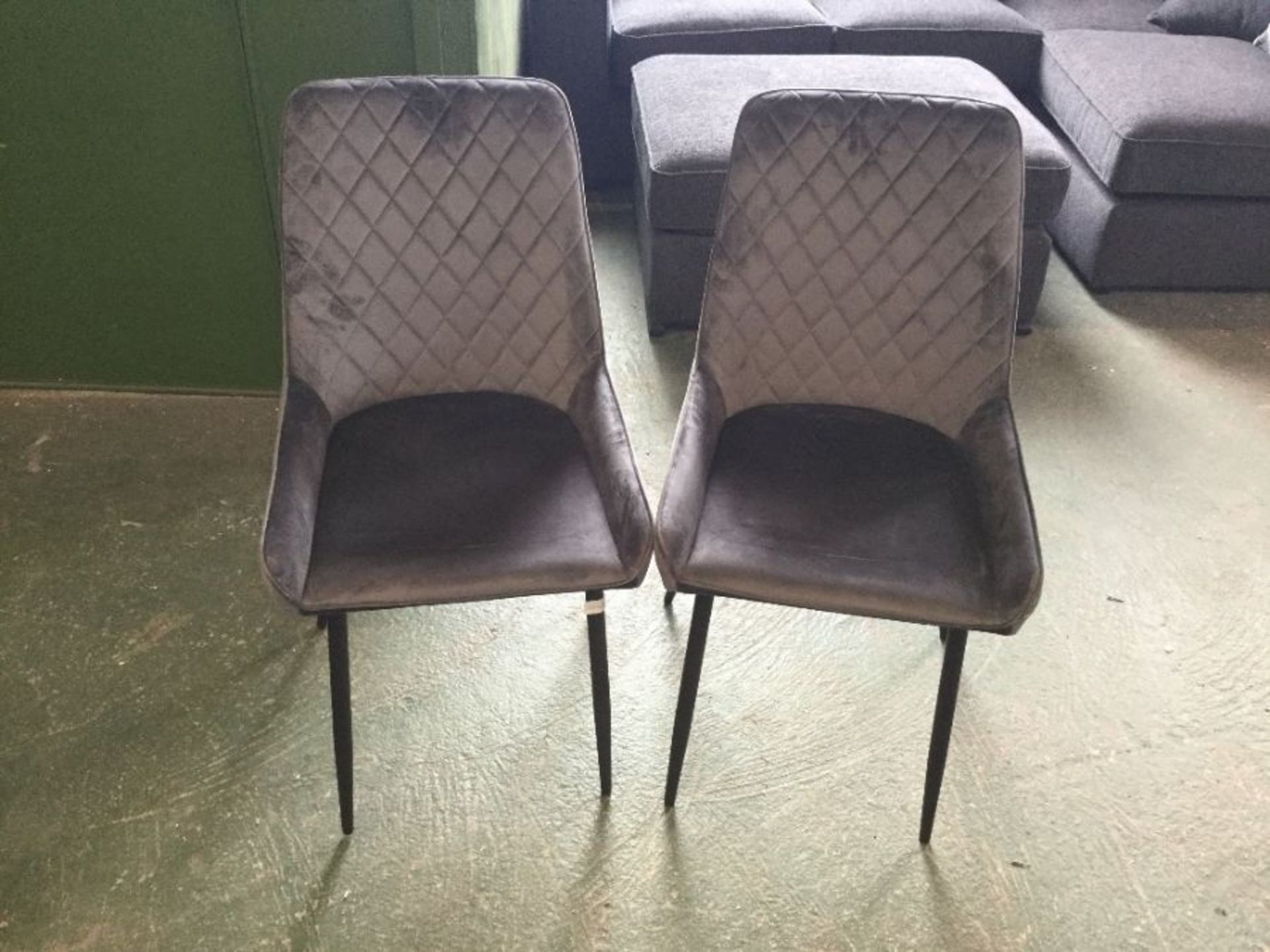 Etta Avenue,Azaiah Velvet Upholstered Side Chair (Set of 2)(U003718107) RRP -£199.98 (26874/8 -