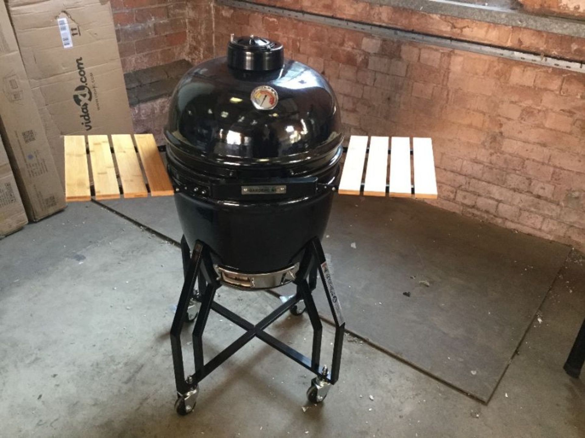 Gardenline Kamado Ceramic Egg BBQ RRP.£399.99