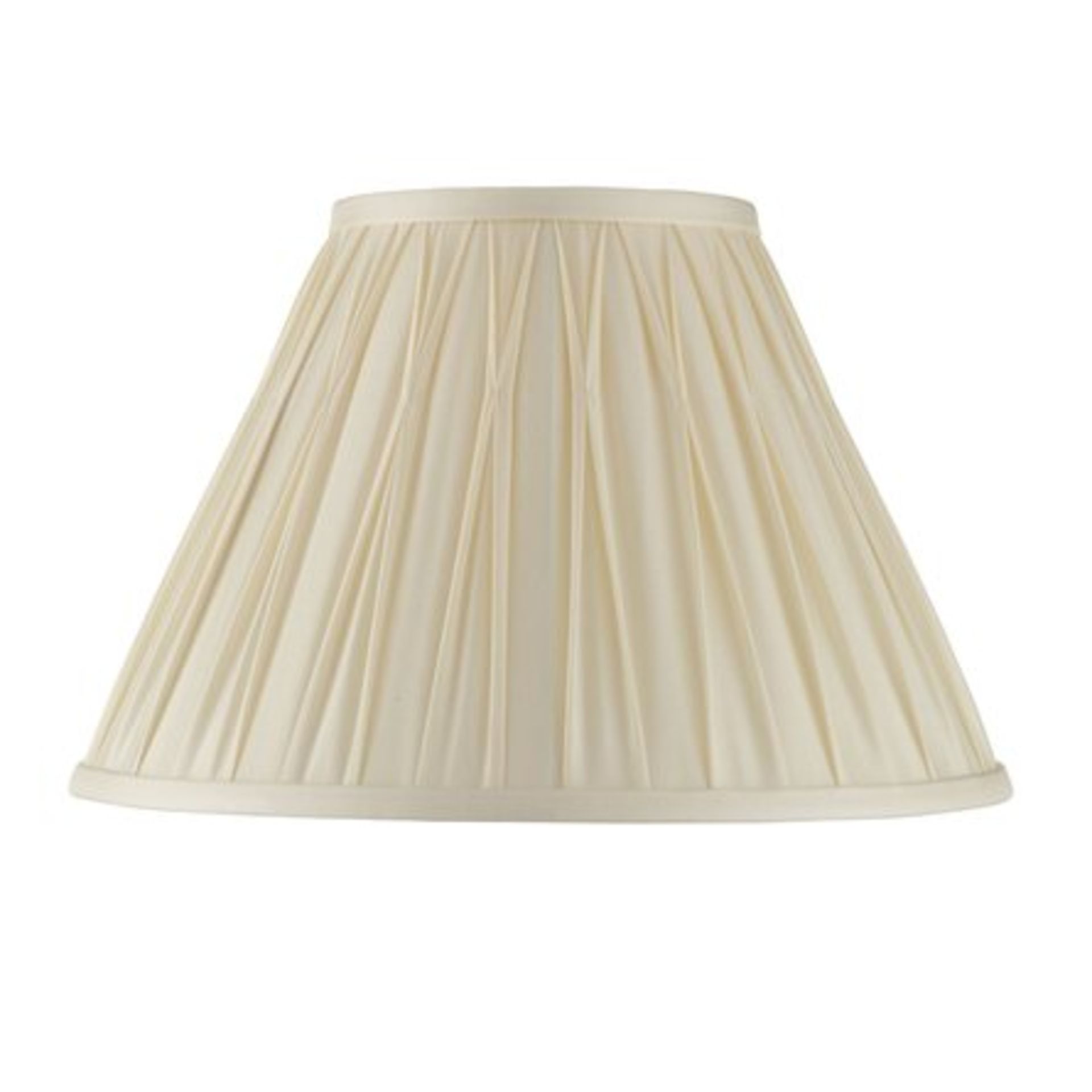 Ellipse 25cm Silk Empire Lamp Shade (CREAM) (OBSC2 - Image 2 of 2