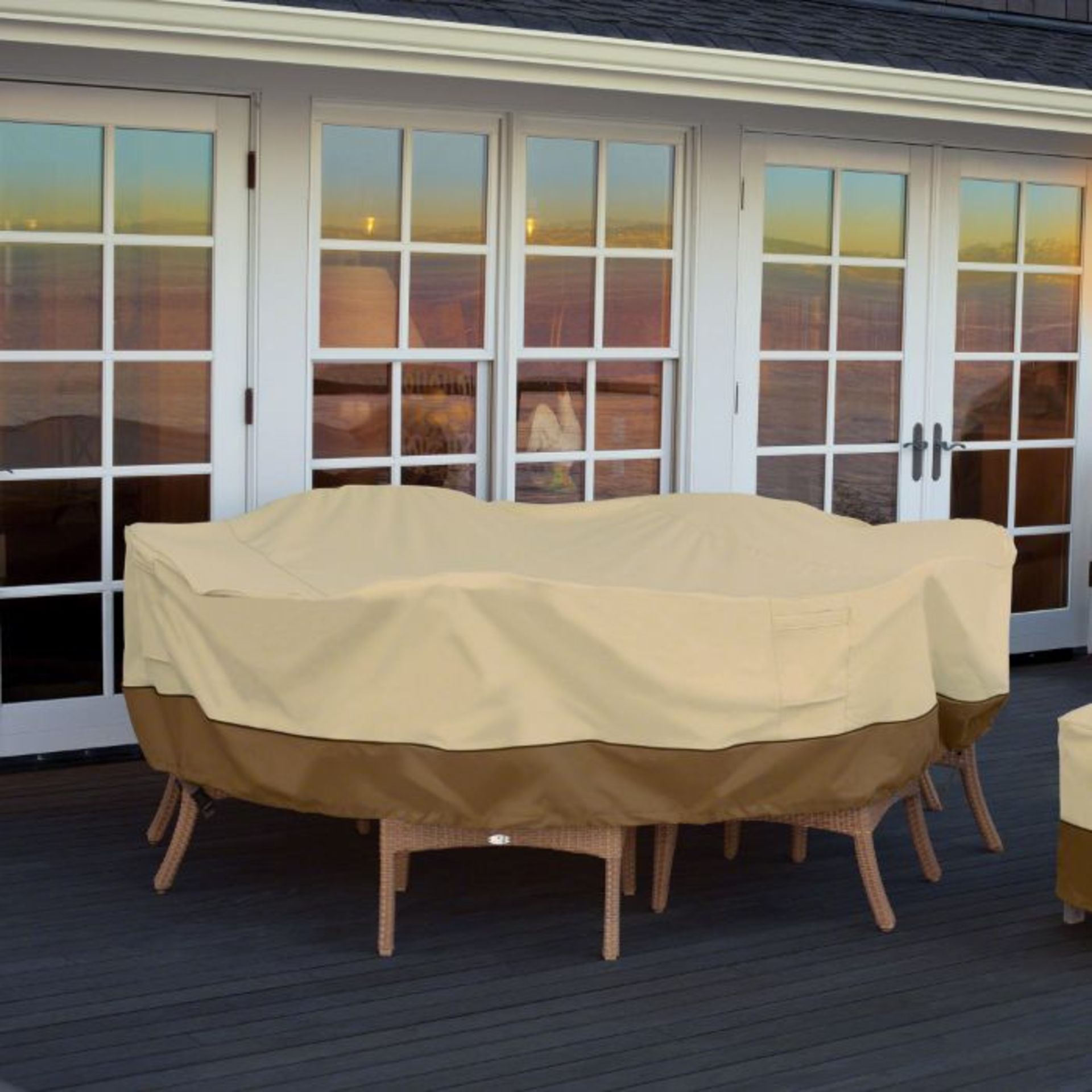 WFX Utility ,Veranda Patio Dining Set Cover RRP -£158.99 (26613/6 -CSAC1047) (BOXED RETURN NOT