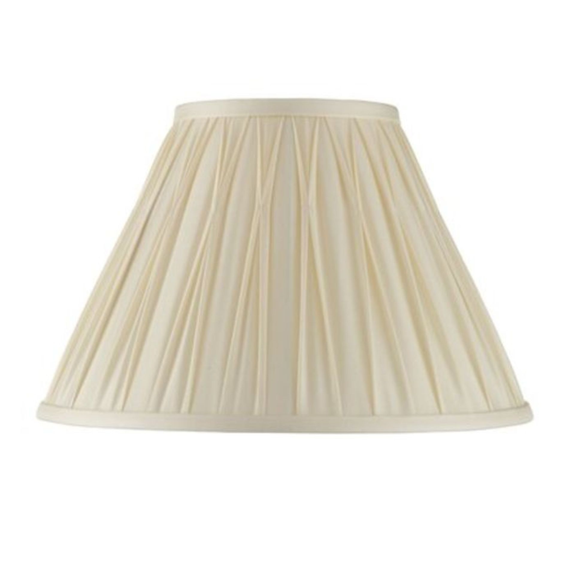 Ellipse 25cm Silk Empire Lamp Shade (CREAM) (OBSC2