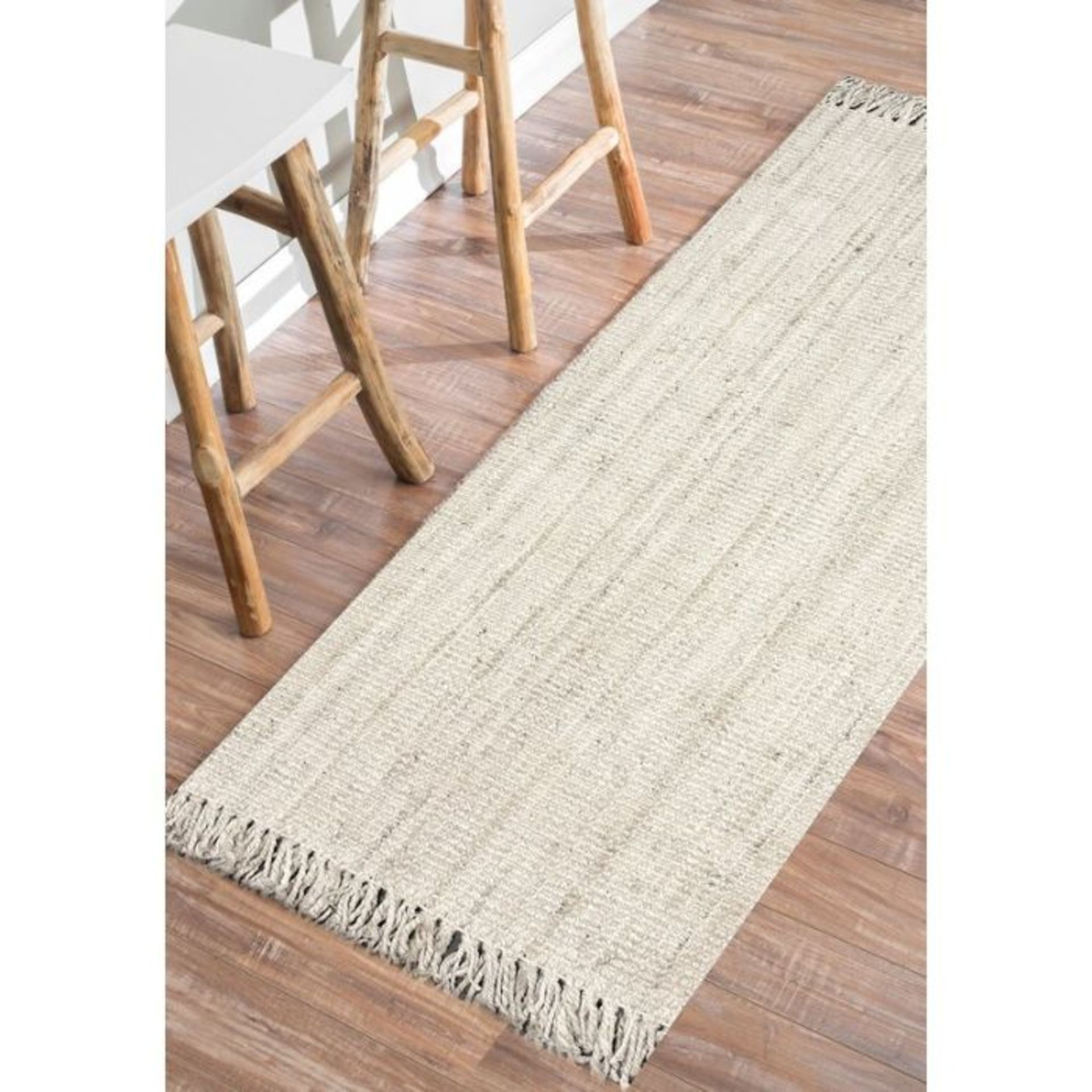 Fernleaf,Averie Handwoven Ivory Rug RRP -£99.99(26443/4 -NULO3197)(96cm x 150cm)