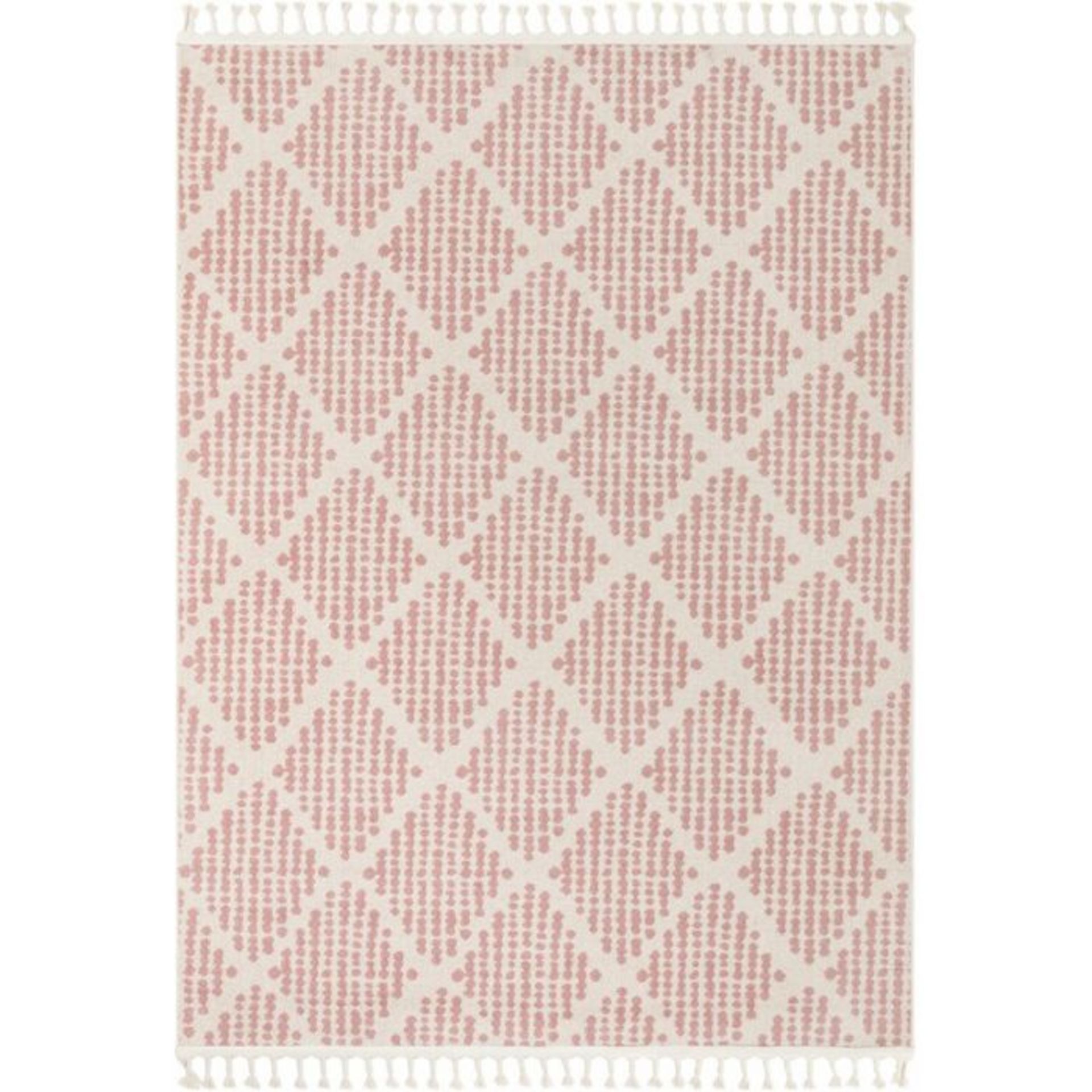 Well Woven,Loop-De-Loop Arbor Blush Rug RRP -£36.99(26448/12 -XBRB1103)